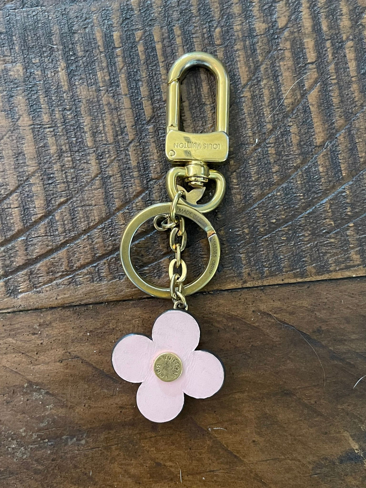 112. Louis Vuitton Pink Blooming Flowers BB Bag Charm