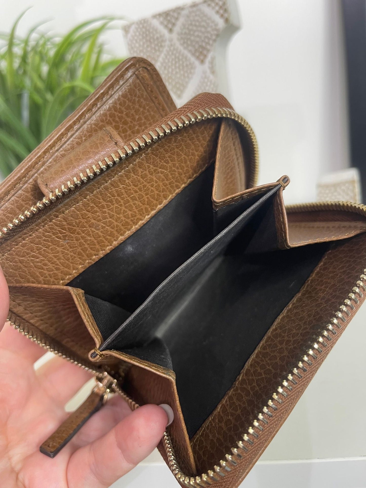 Gucci Canvas Compact Wallet