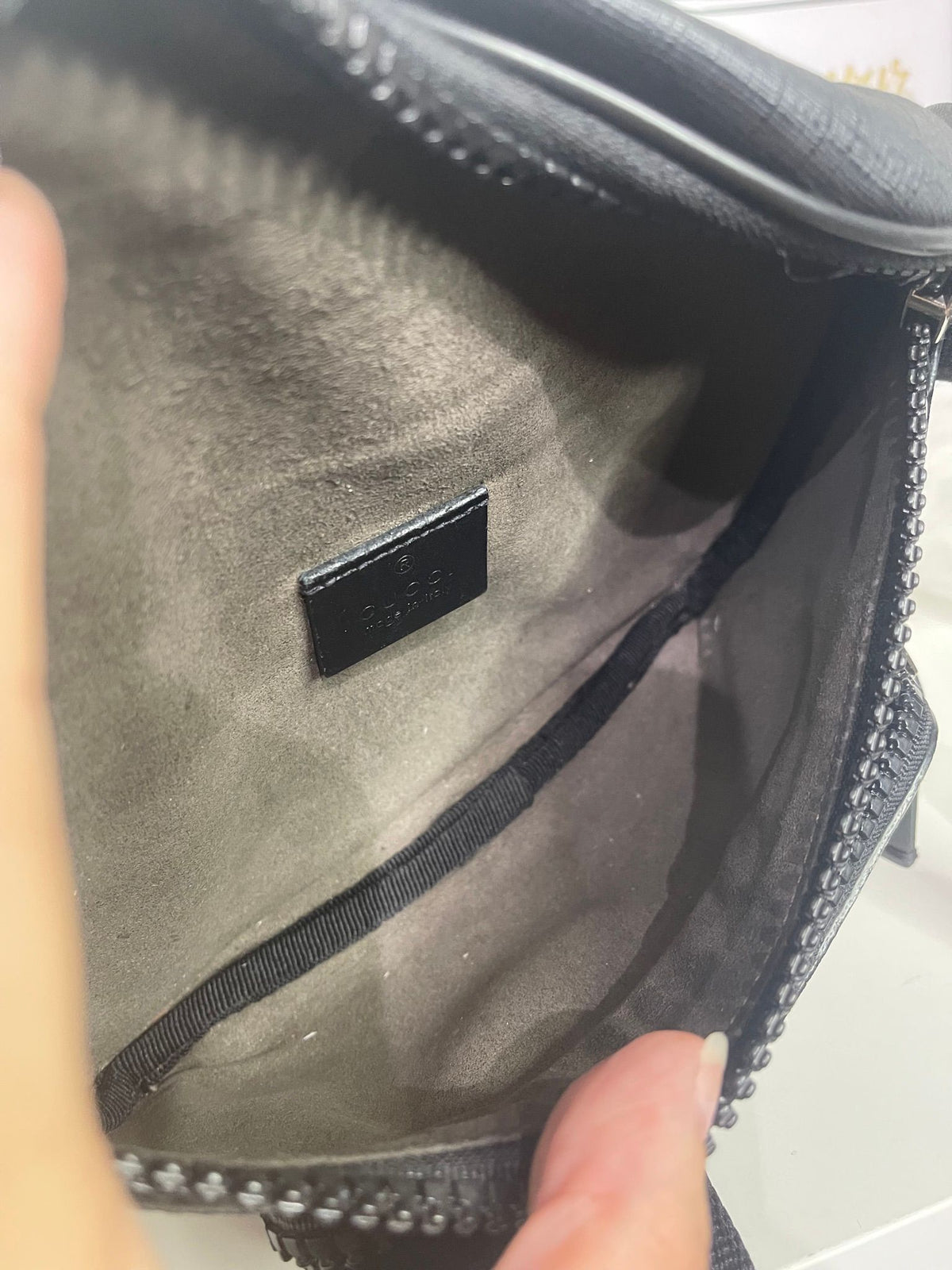12. Gucci Supreme Black Eden Bumbag