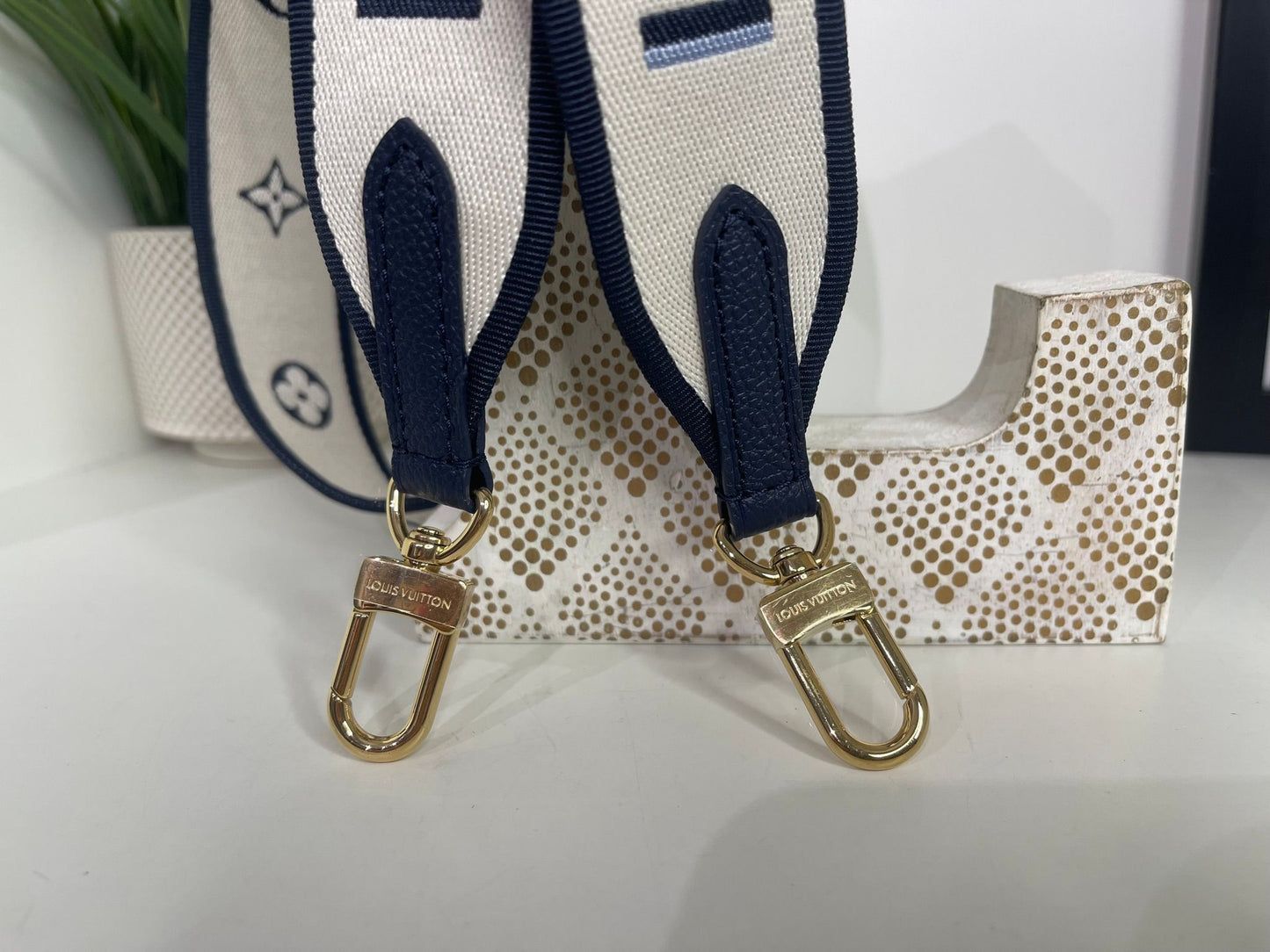 56. Louis Vuitton 42” Guitar Strap