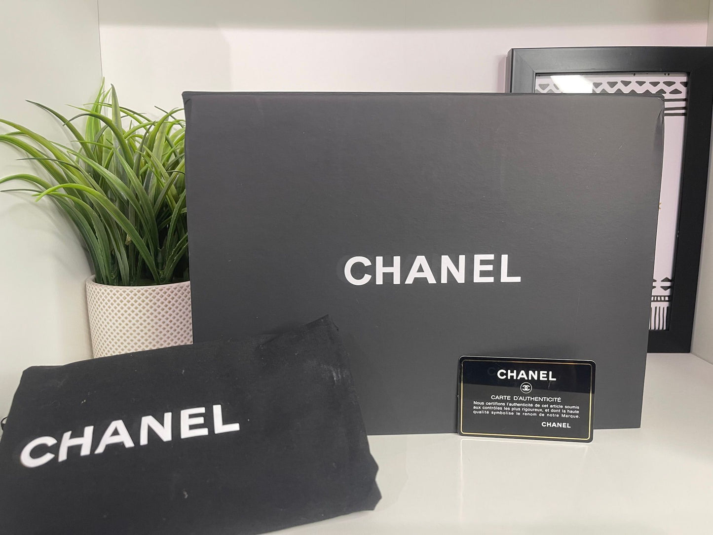 40. Chanel 19 Navy Small Shoulder Bag