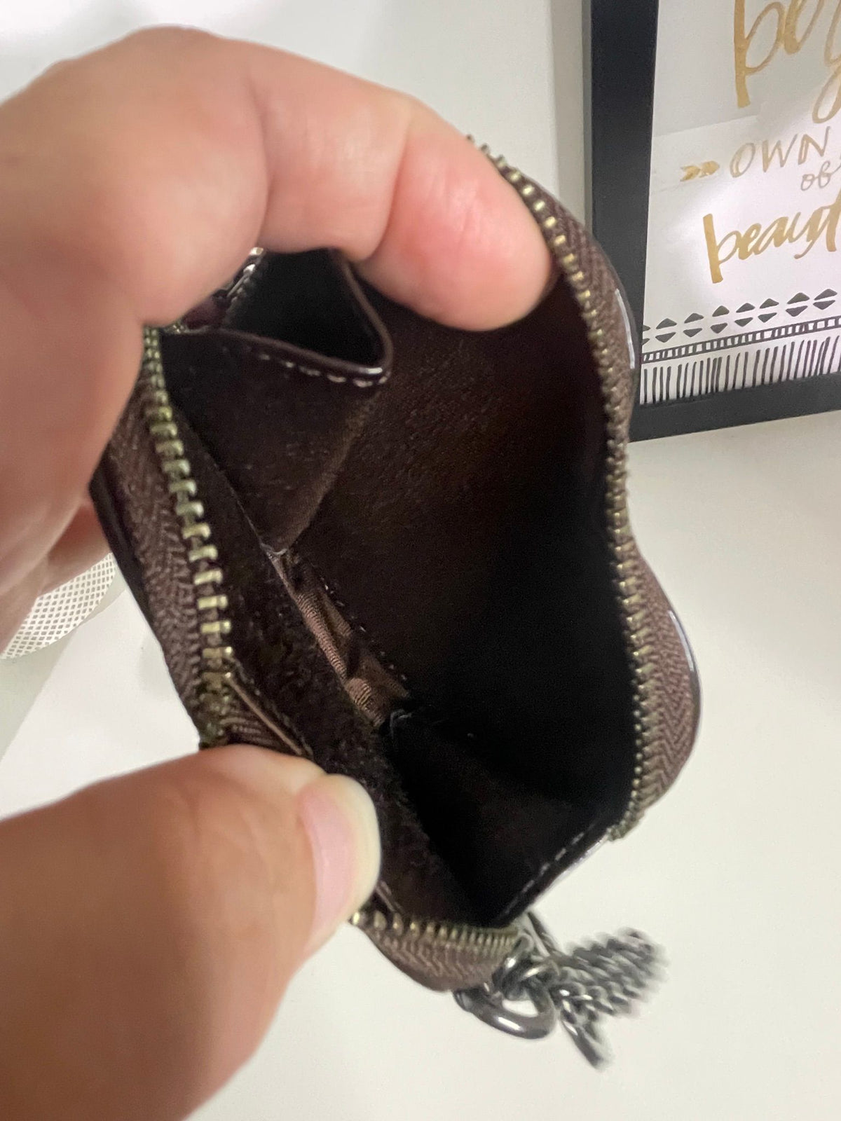 106. Burberry Blue Label Heart Coin Case