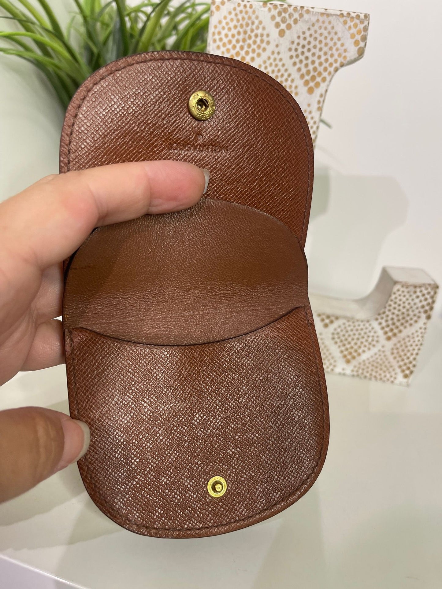 55. Louis Vuitton Monogram Coin Case