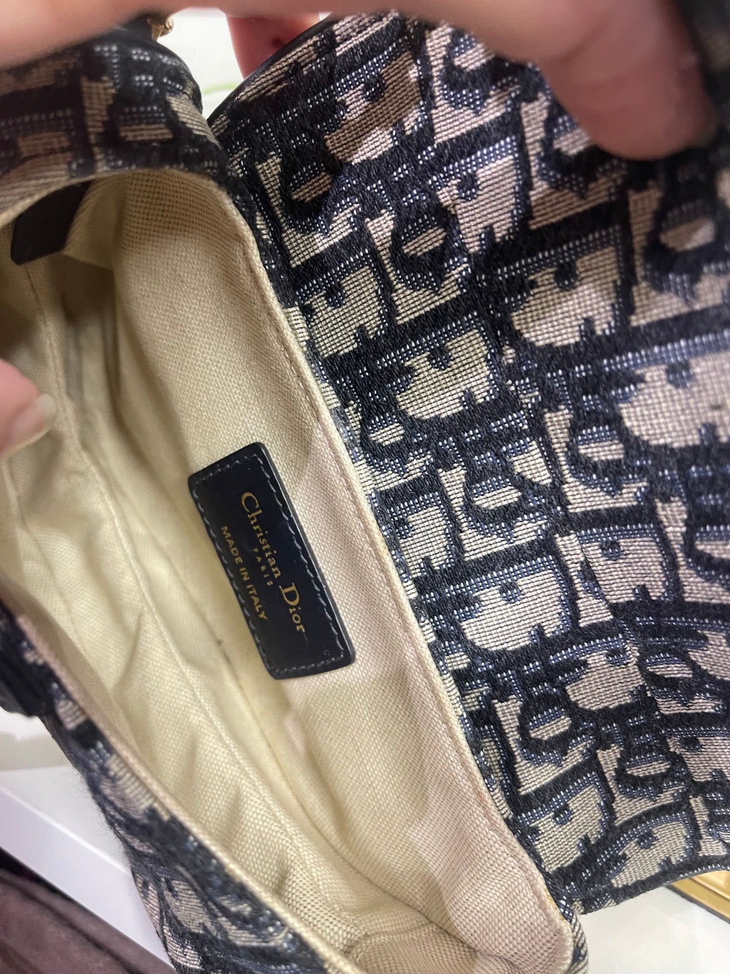 78. Christian Dior Mini Saddle w/ Additional Strap