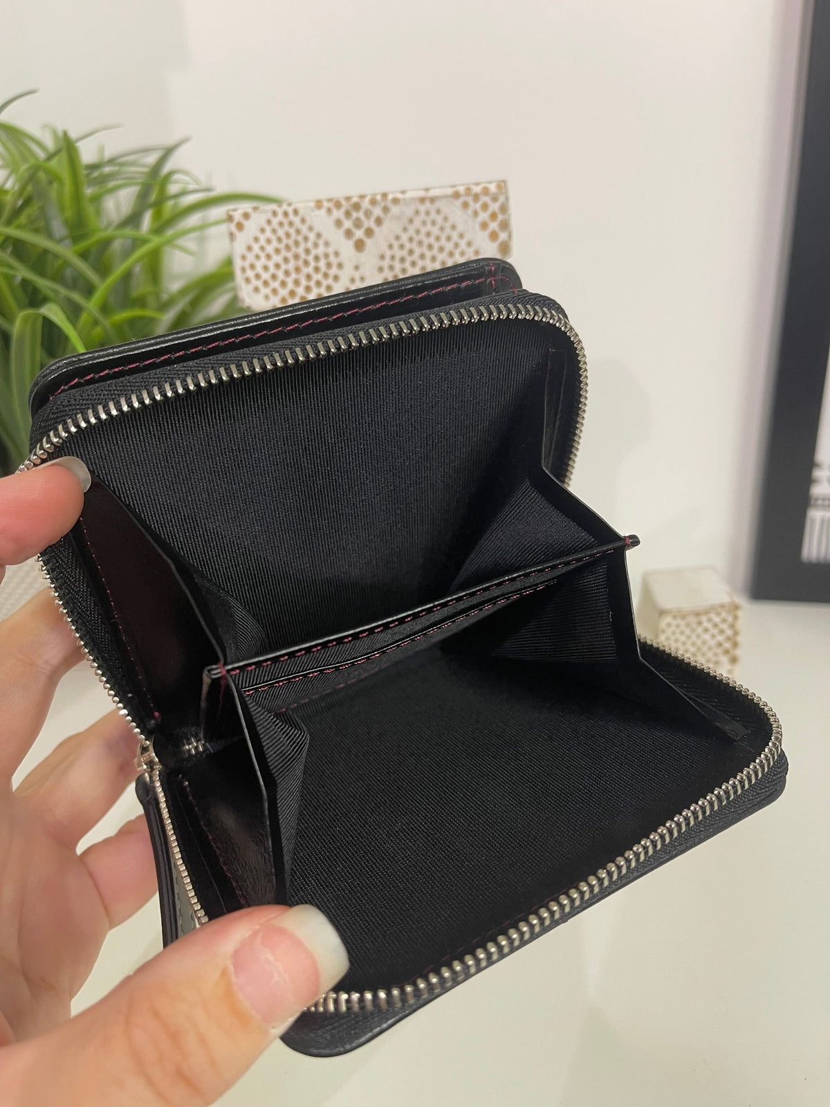 90. Burberry Blue Label Compact Wallet