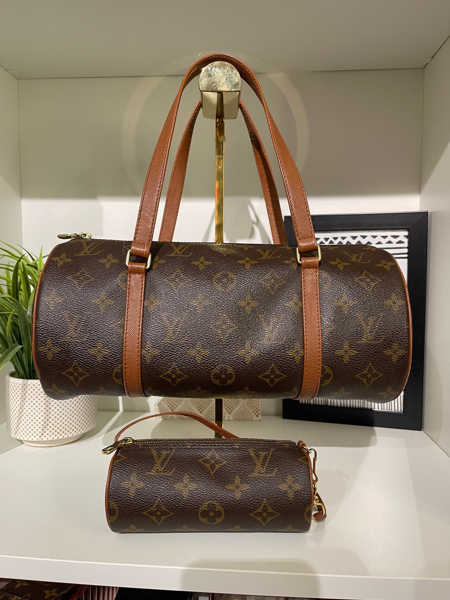 Louie Vuitton Monogram Papillon with Baby