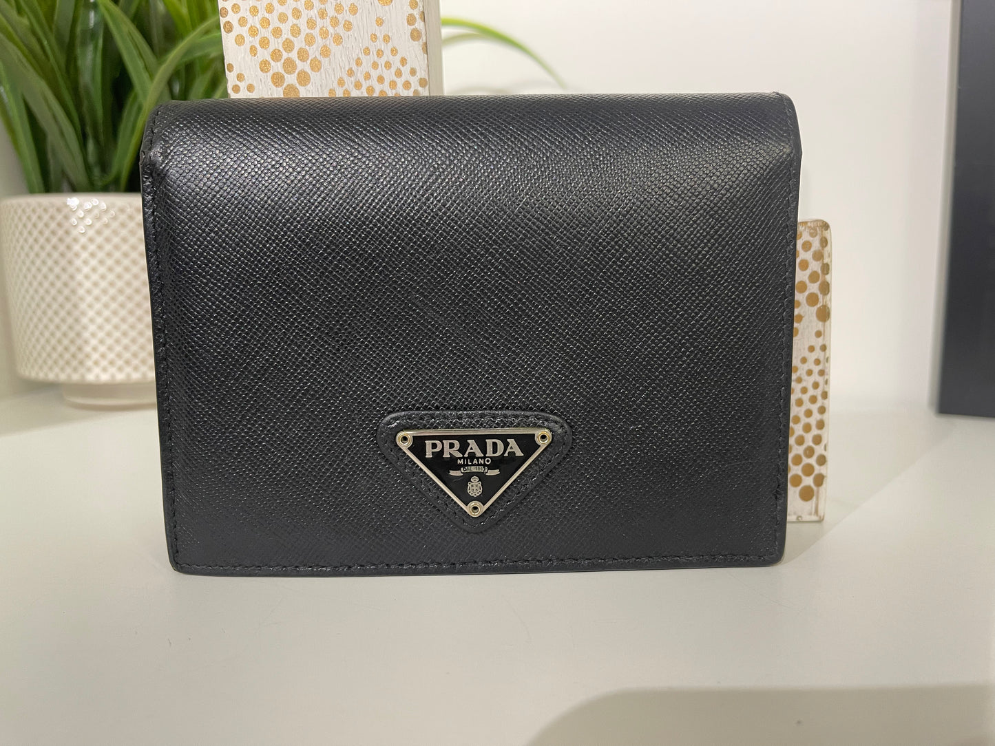 Prada Black Bifold Wallet