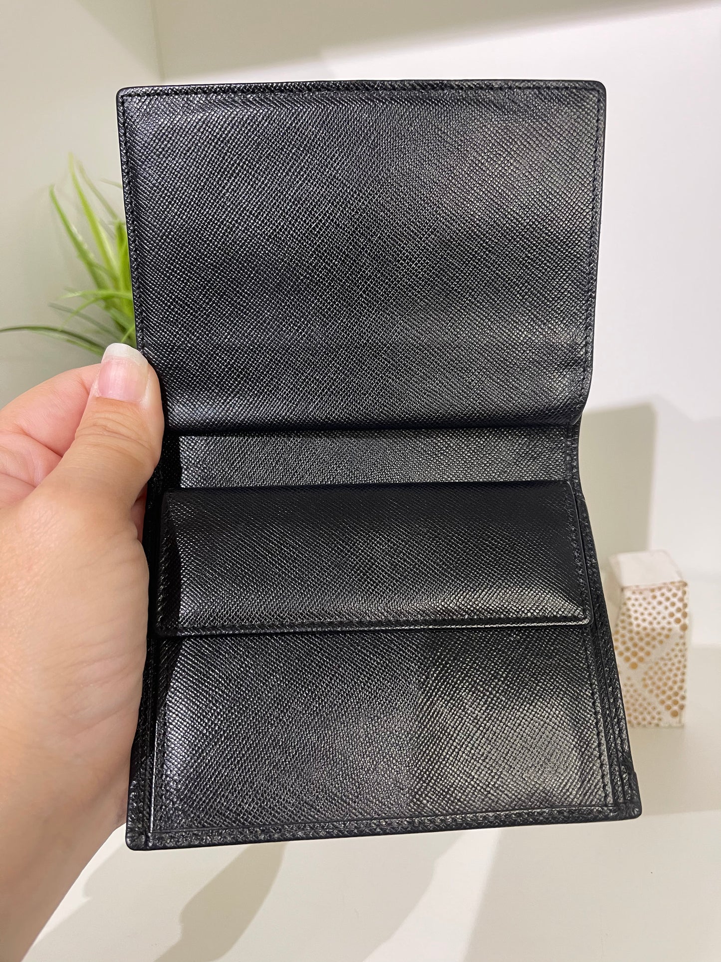 Prada Black Bifold Wallet