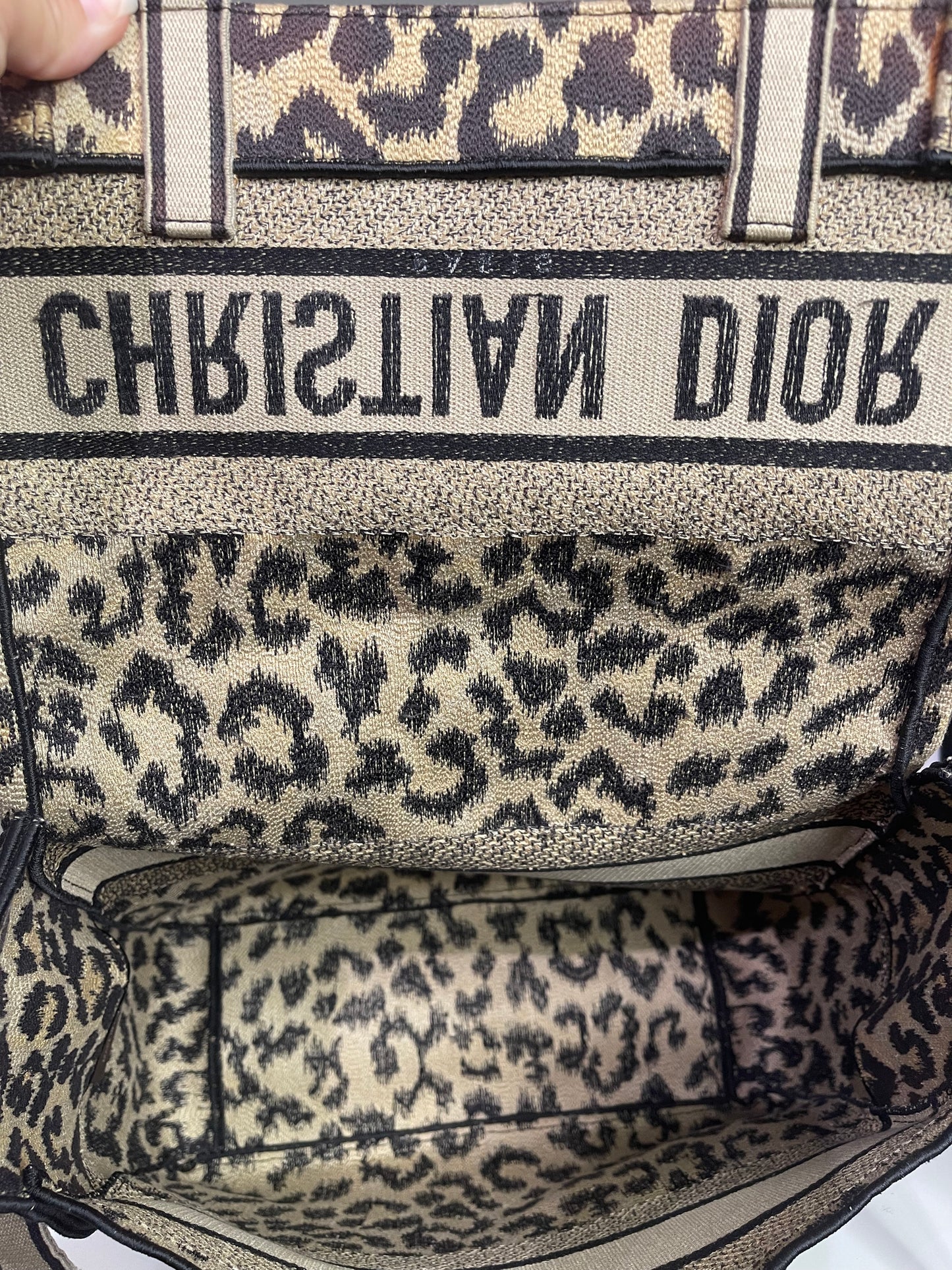 10. Christian Dior Cheetah Print Messenger Bag