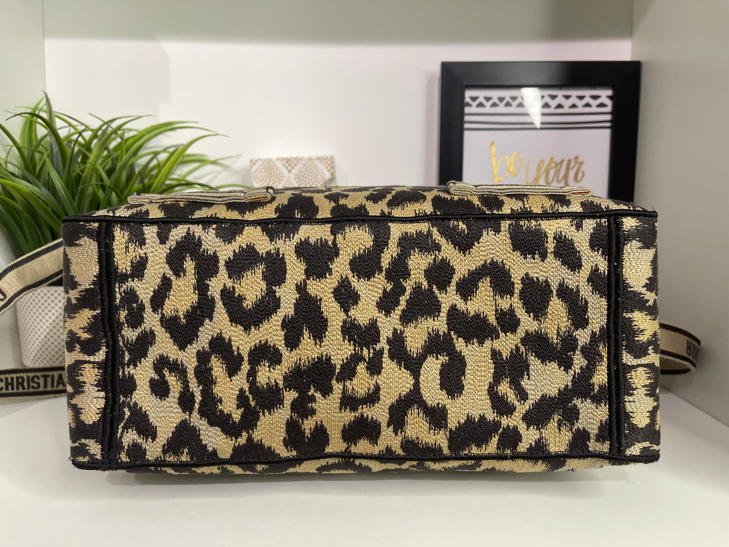 10. Christian Dior Cheetah Print Messenger Bag