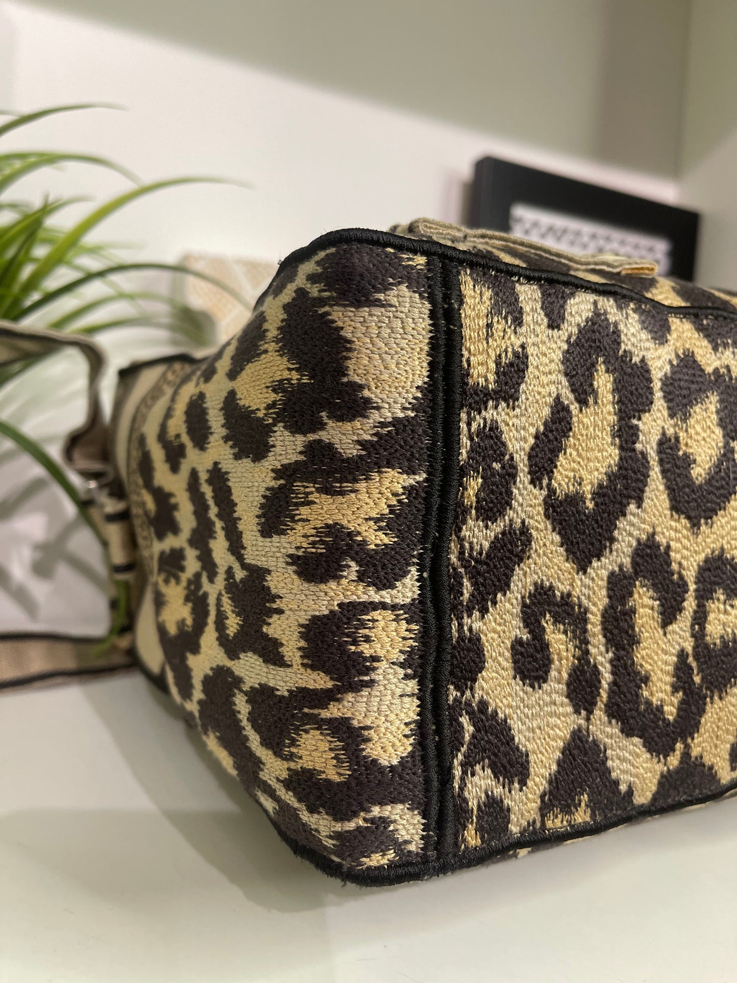 10. Christian Dior Cheetah Print Messenger Bag