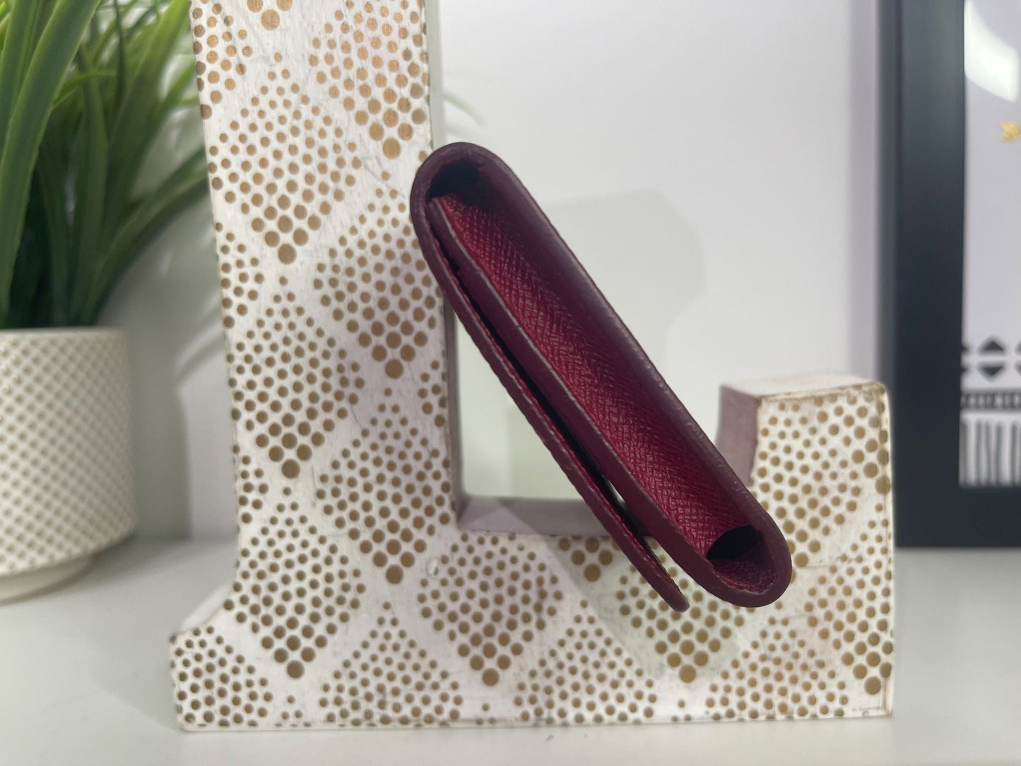 62. Louis Vuitton Fuscia Epi Card Holder