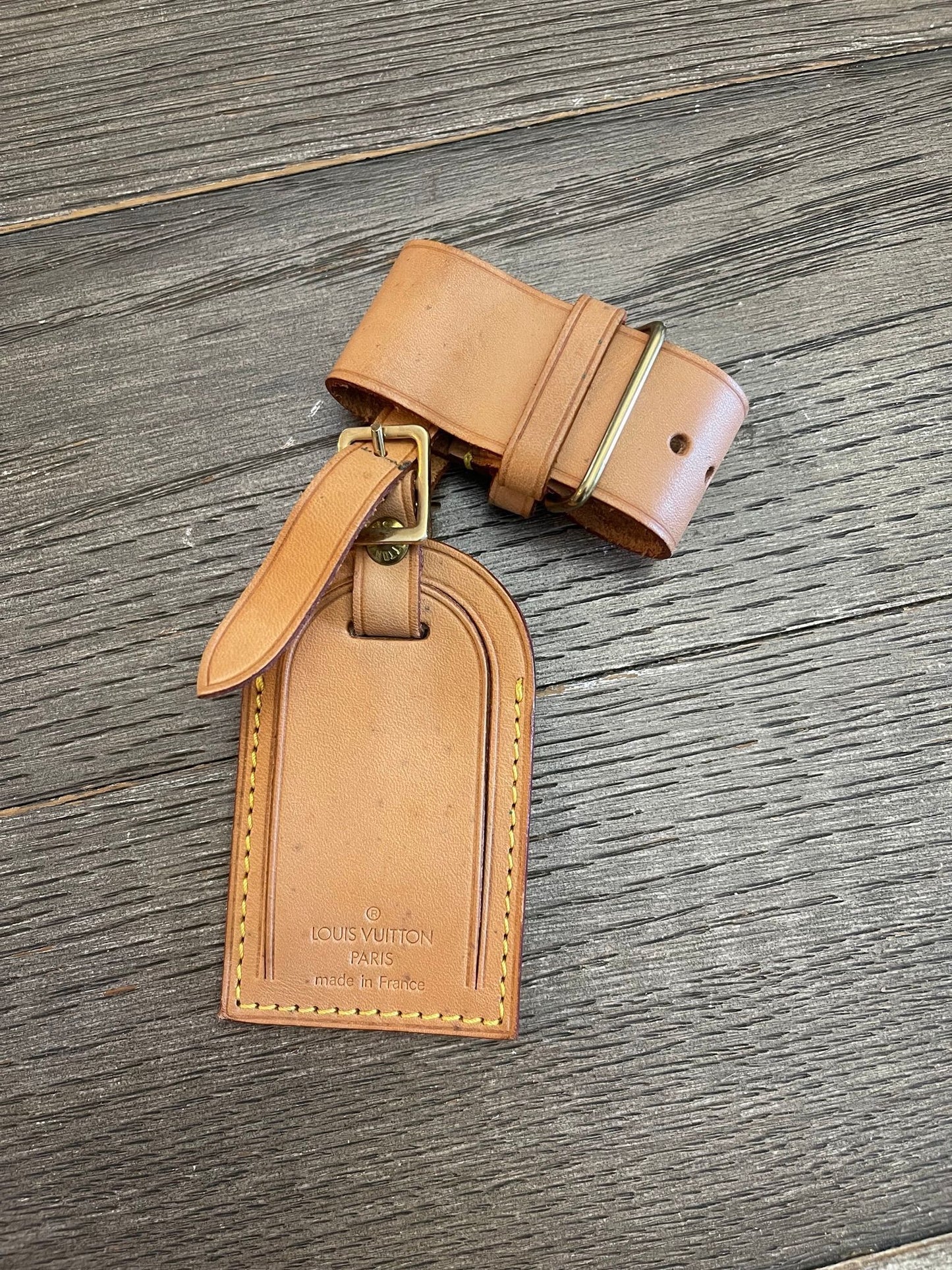Louis Vuitton Luggage Tag and Handle Strap