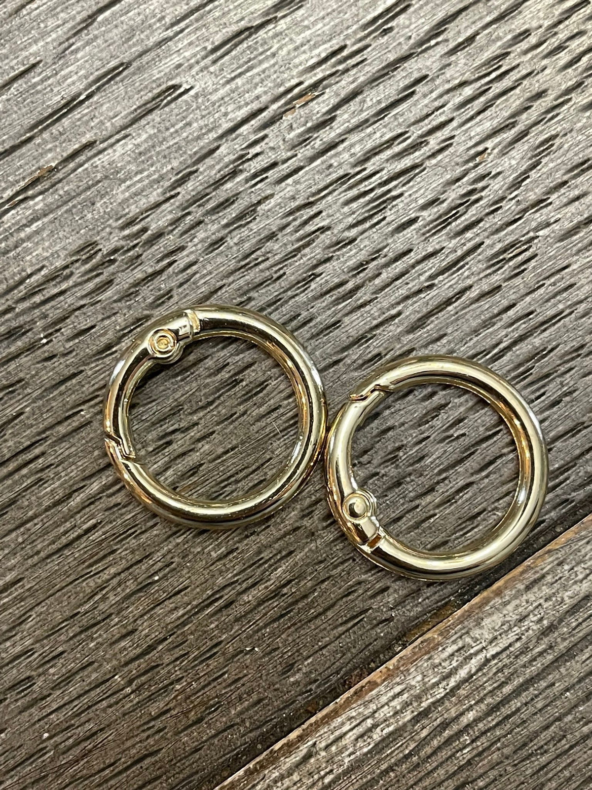Gold Tone Key Chain Hooks