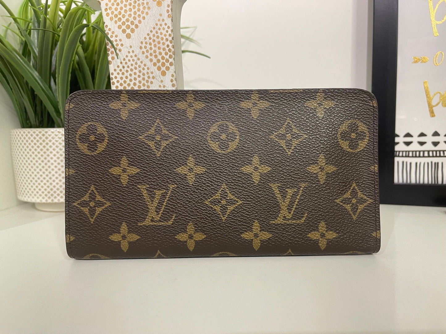 120. Louis Vuitton Monogram Porte Monnaie Zip Wallet