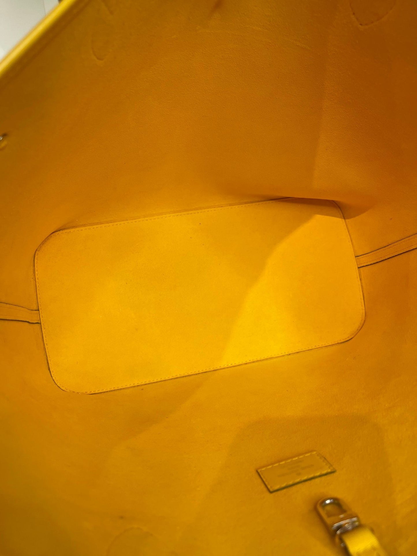 89. Louis Vuitton Yellow Epi Neverfull MM