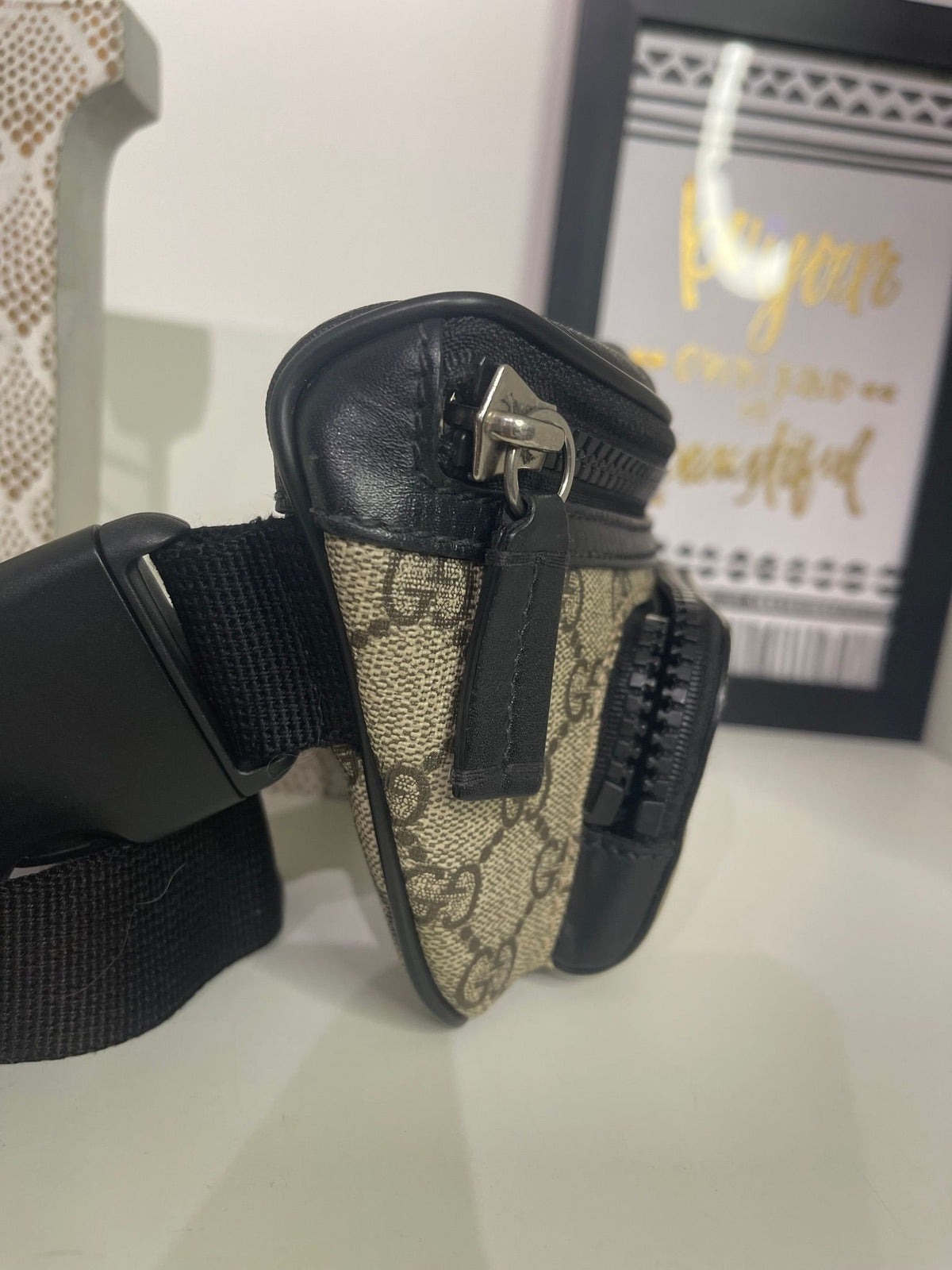 12. Gucci Supreme Black Eden Bumbag