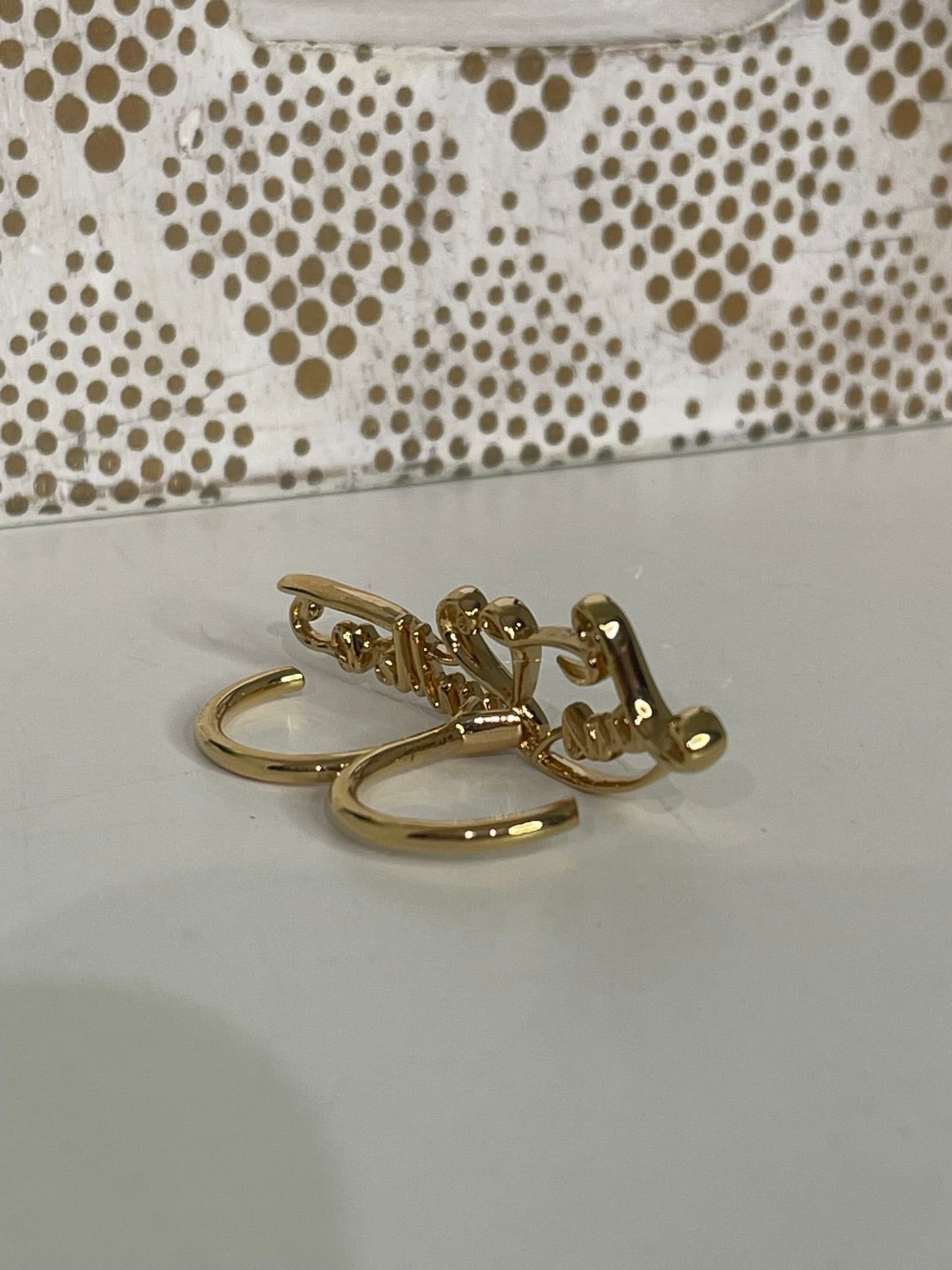 17. Louis Vuitton Love Affair Double Finger Ring