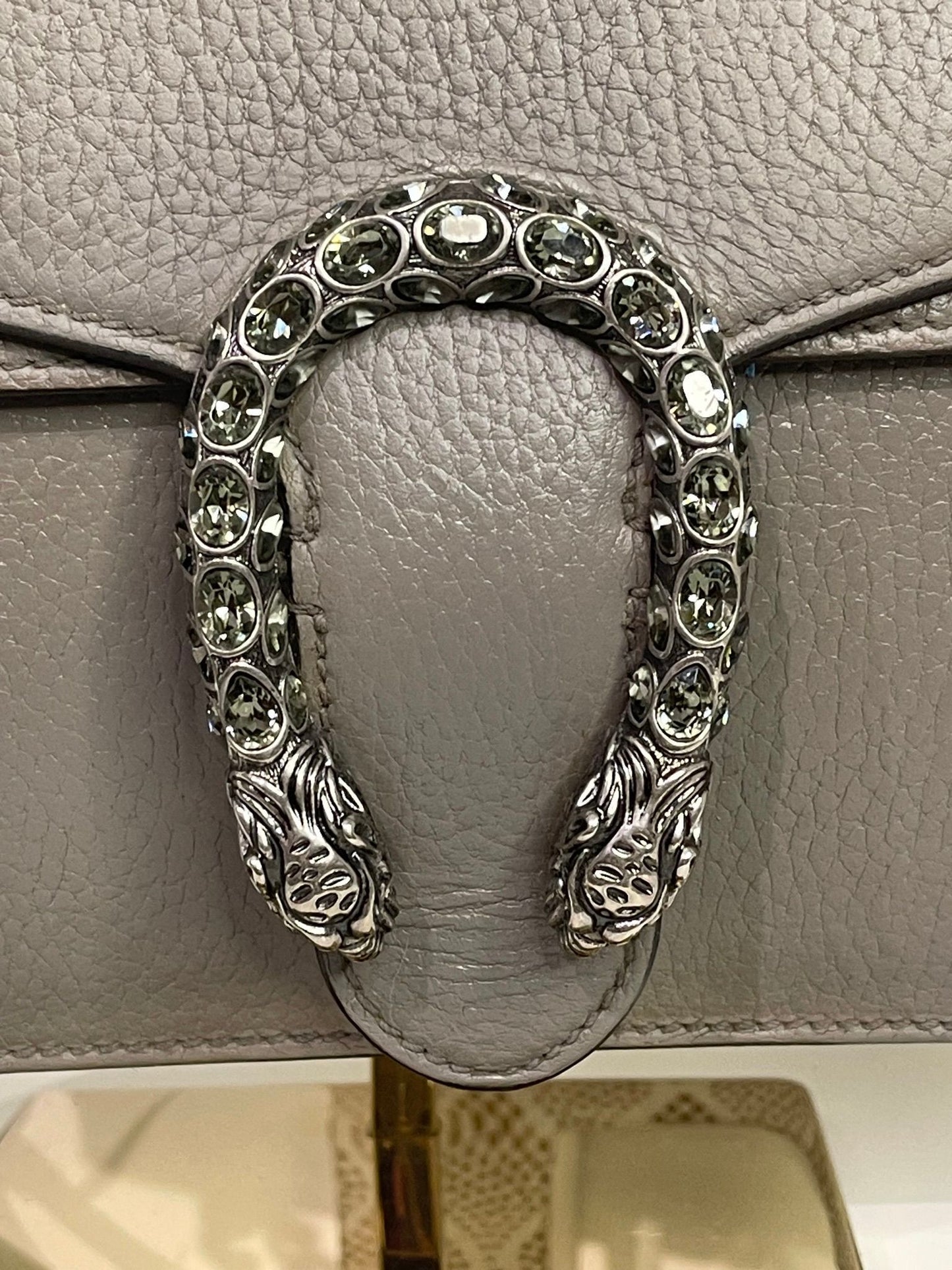 12. Gucci Gray Dionysus Shoulder Bag