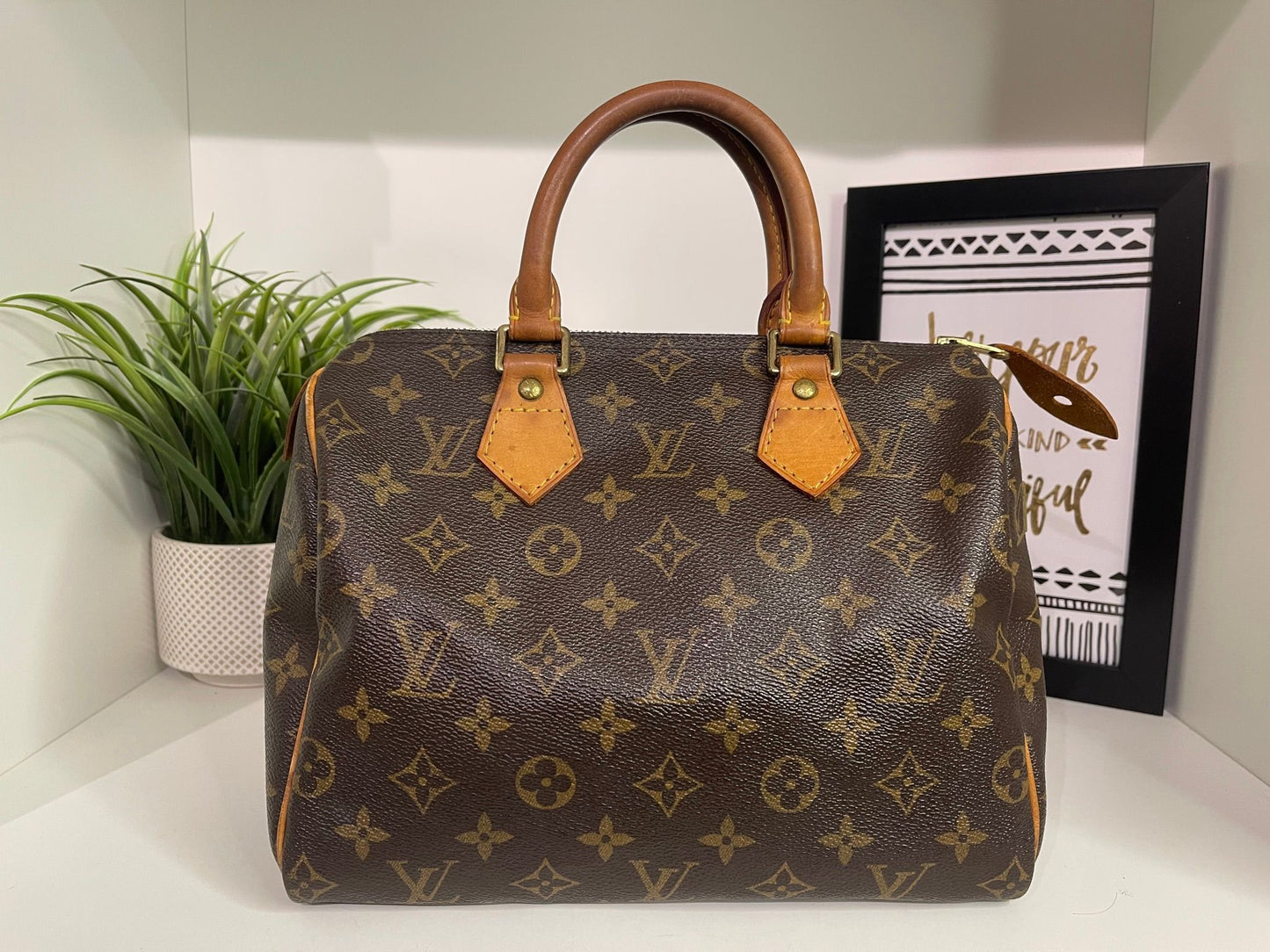 61. Louis Vuitton Monogram Speedy 25