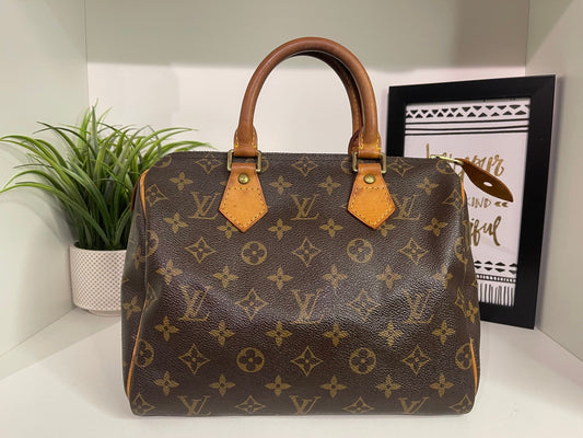 61. Louis Vuitton Monogram Speedy 25