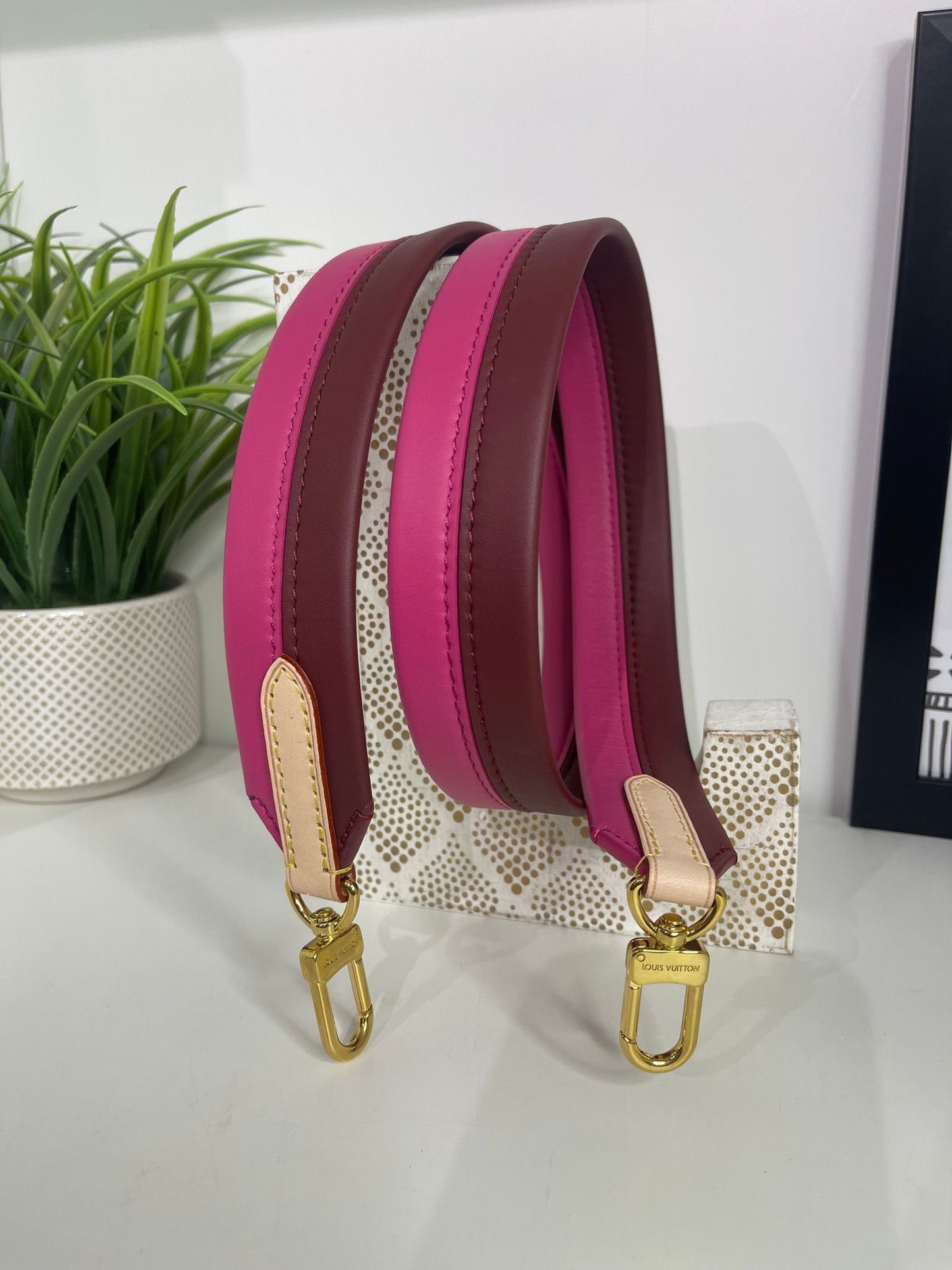 45. Louis Vuitton 43.5” Leather Strap