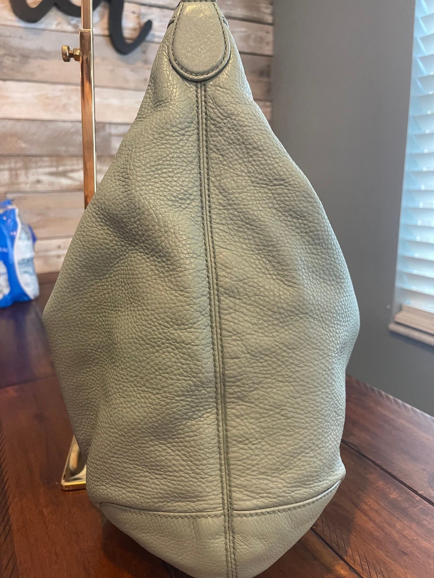 76. Gucci Soho Hobo Shoulder Bag (Mint Green)