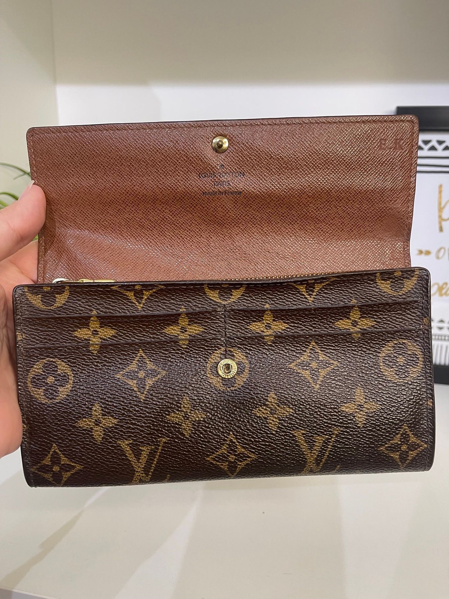 33. Louis Vuitton Monogram Sarah Wallet