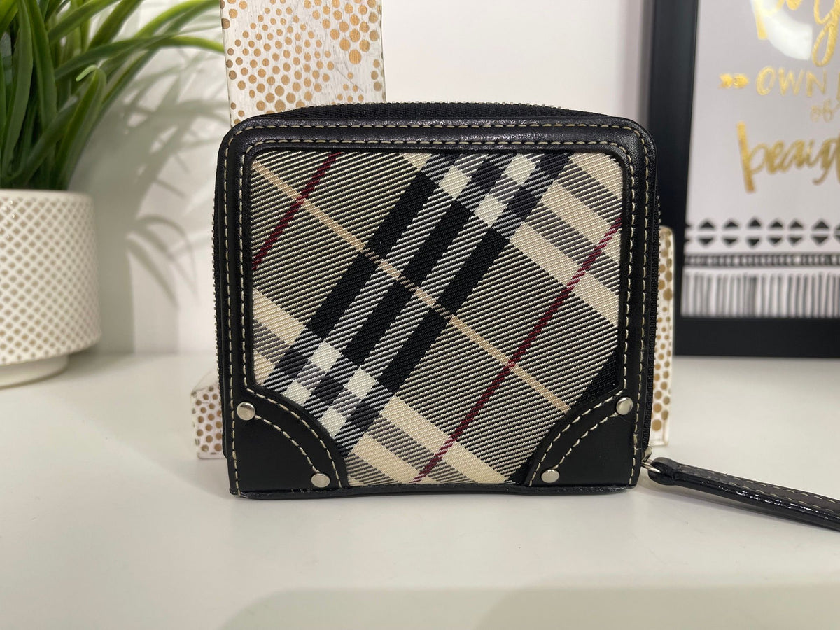 90. Burberry Blue Label Compact Wallet