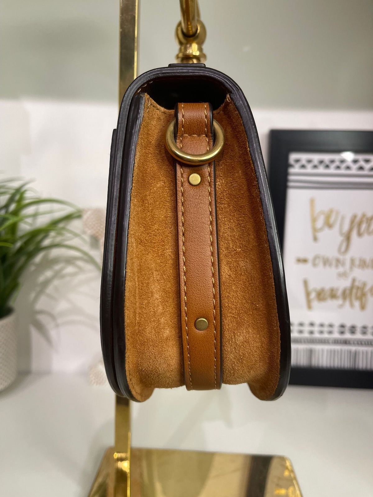 62. Chloe Nile Bracelet Bag Brown