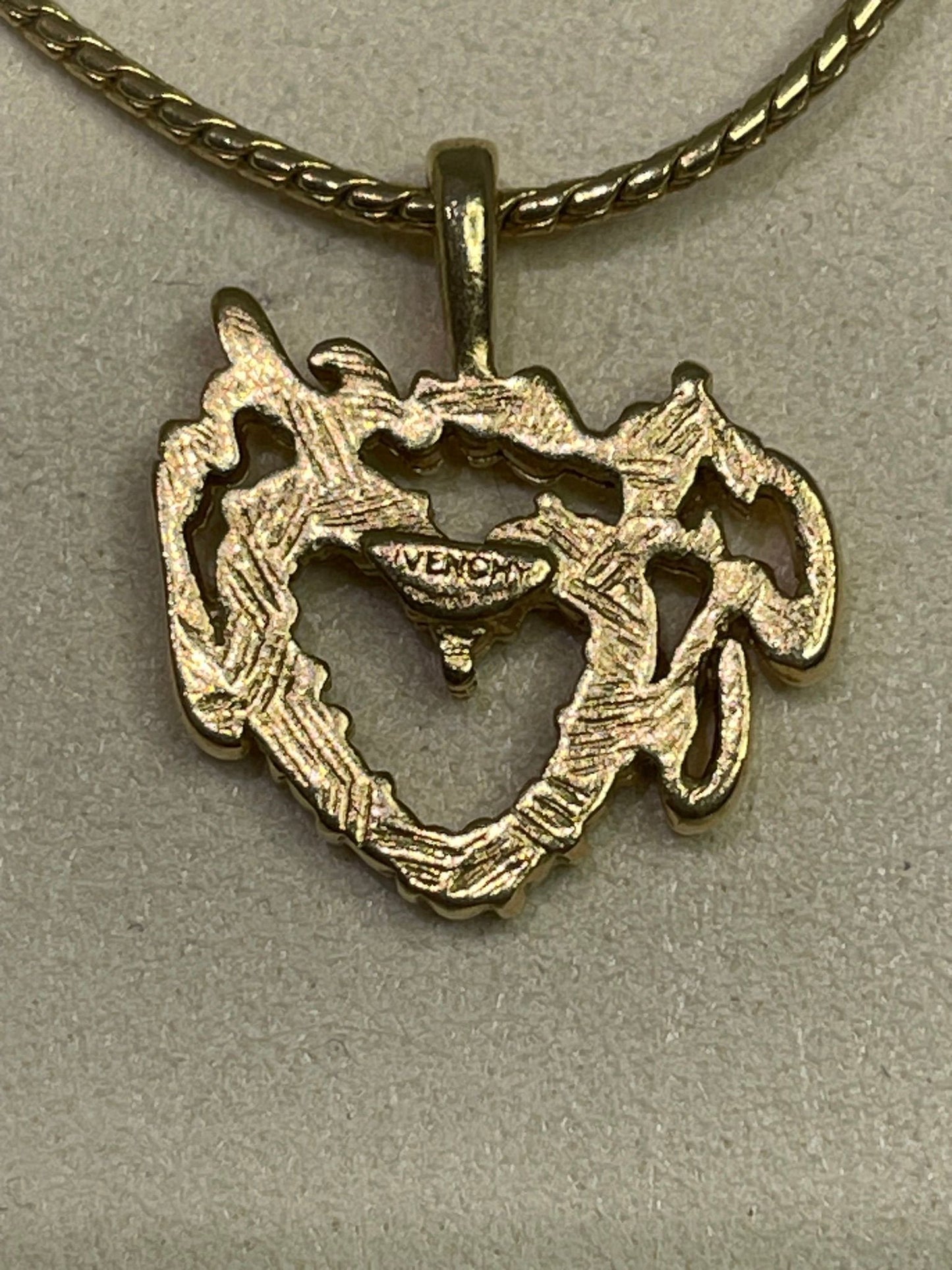 159. Givenchy Vintage Heart Necklace
