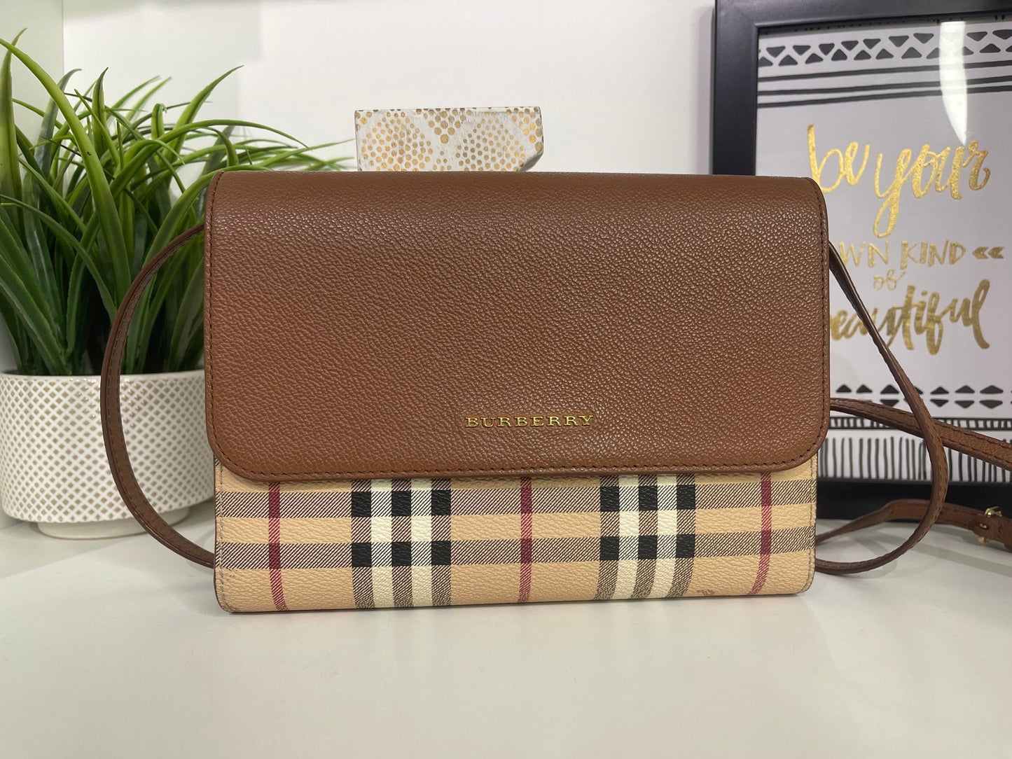 9. Burberry Loxley Haymarket Crossbody