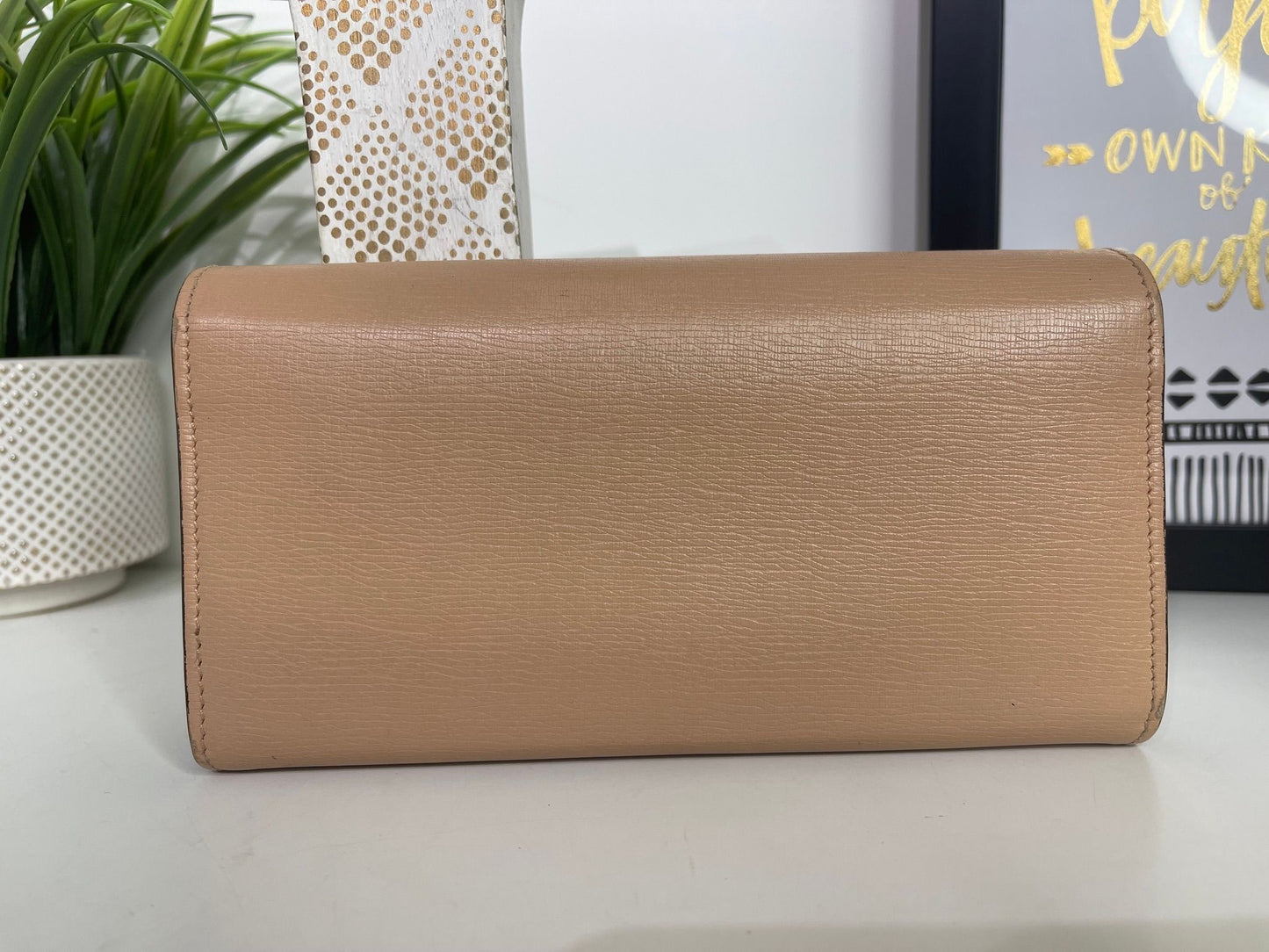 Gucci Interlocking GG Beige Long Wallet