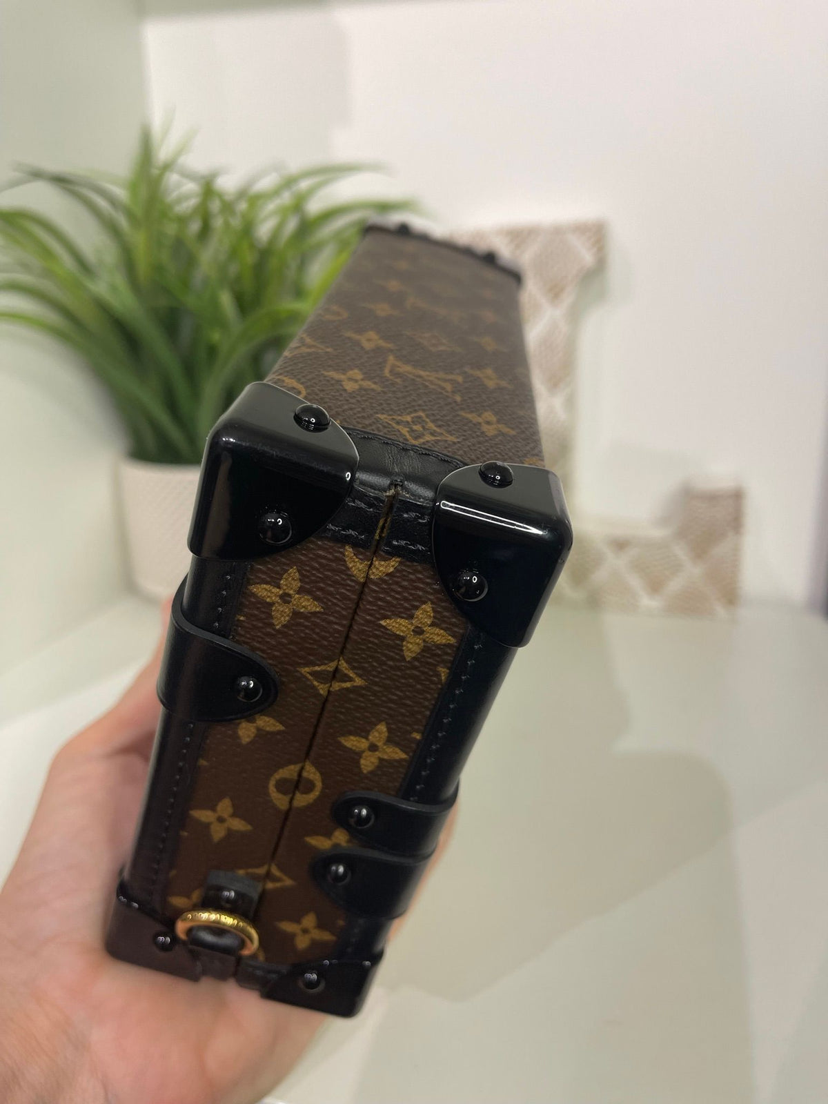 72. Louis Vuitton Petit Malle Trunk Crossbody