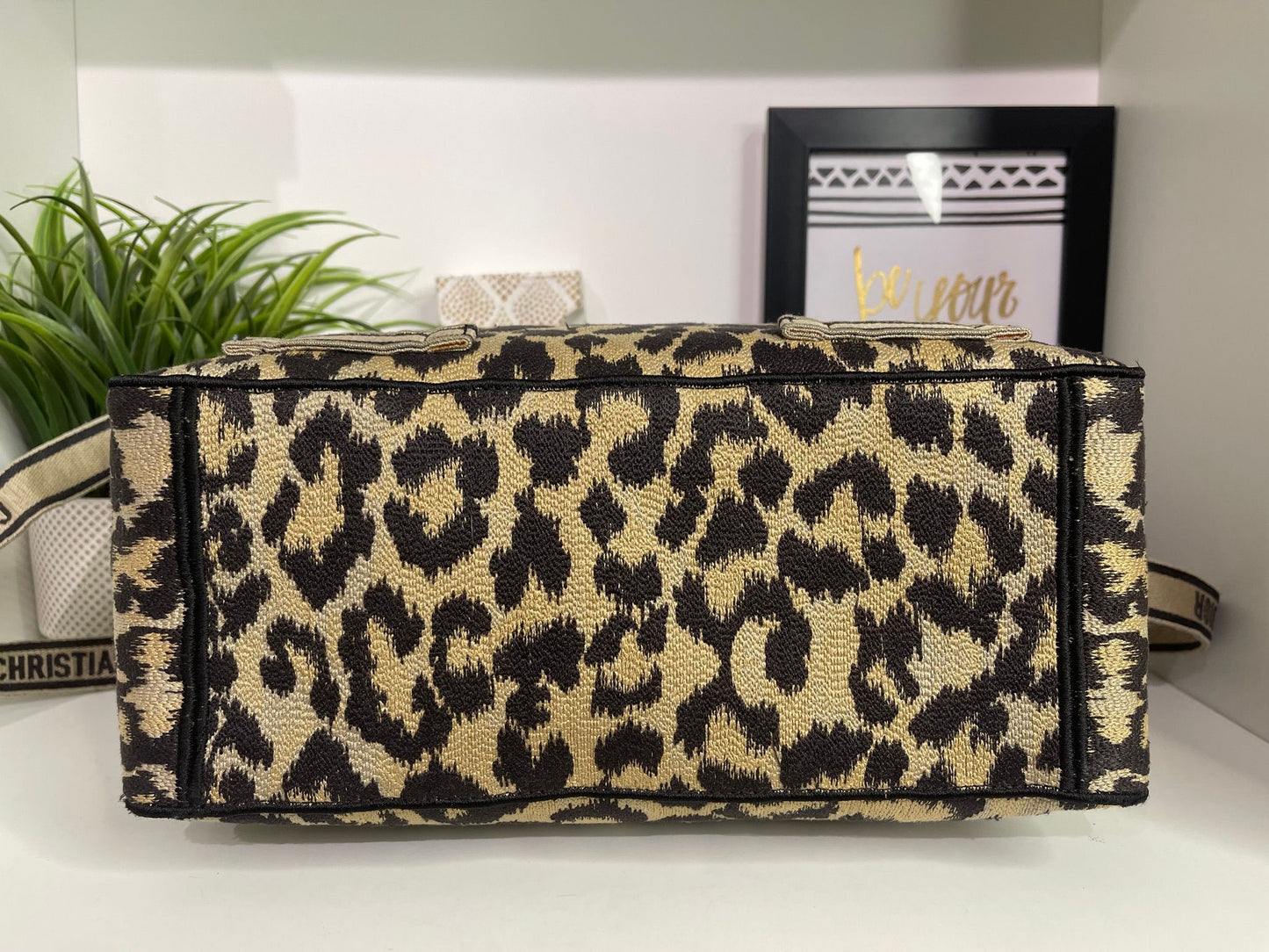 10. Christian Dior Cheetah Print Messenger Bag