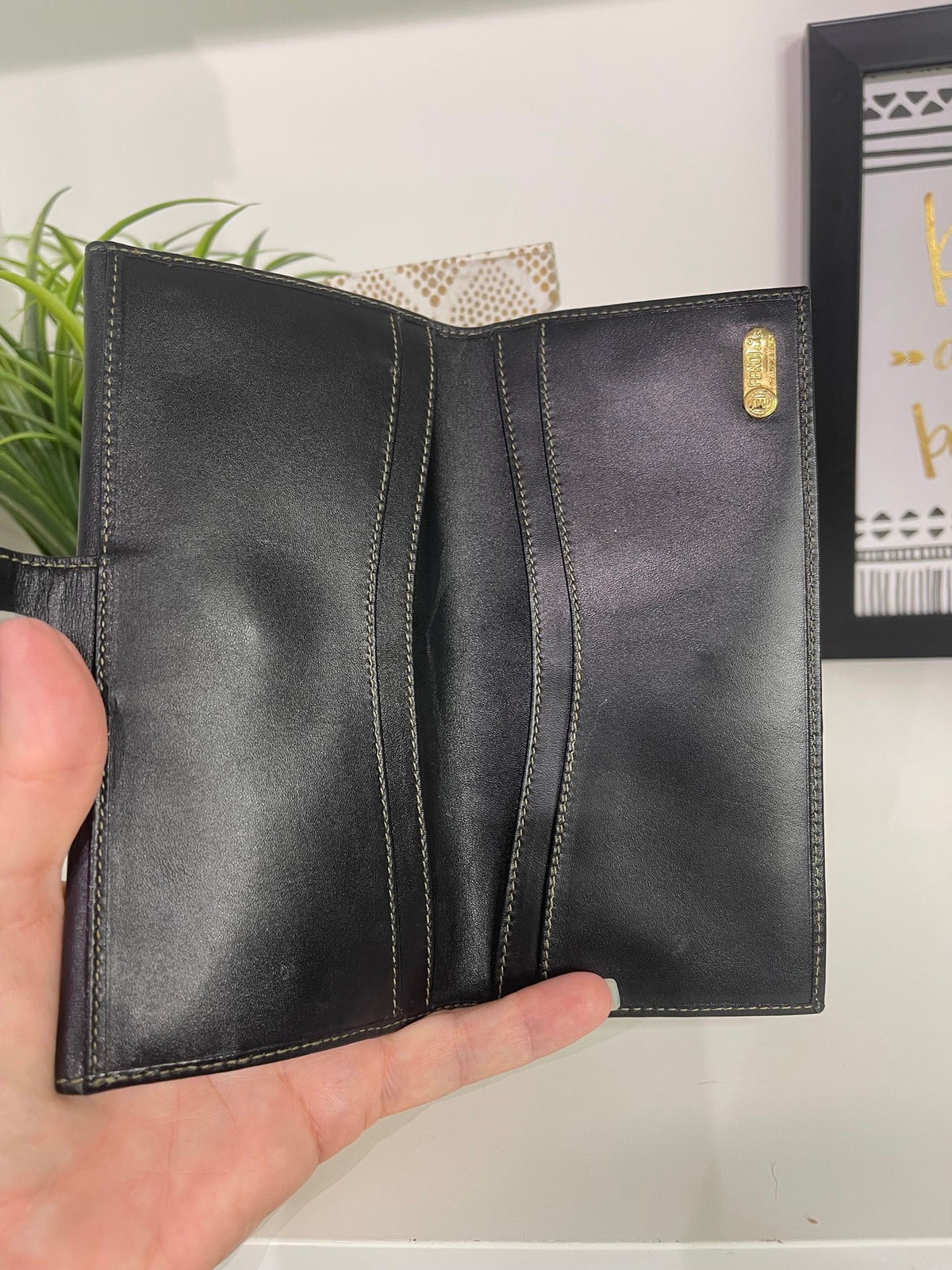 24. Fendi Pequin Wallet