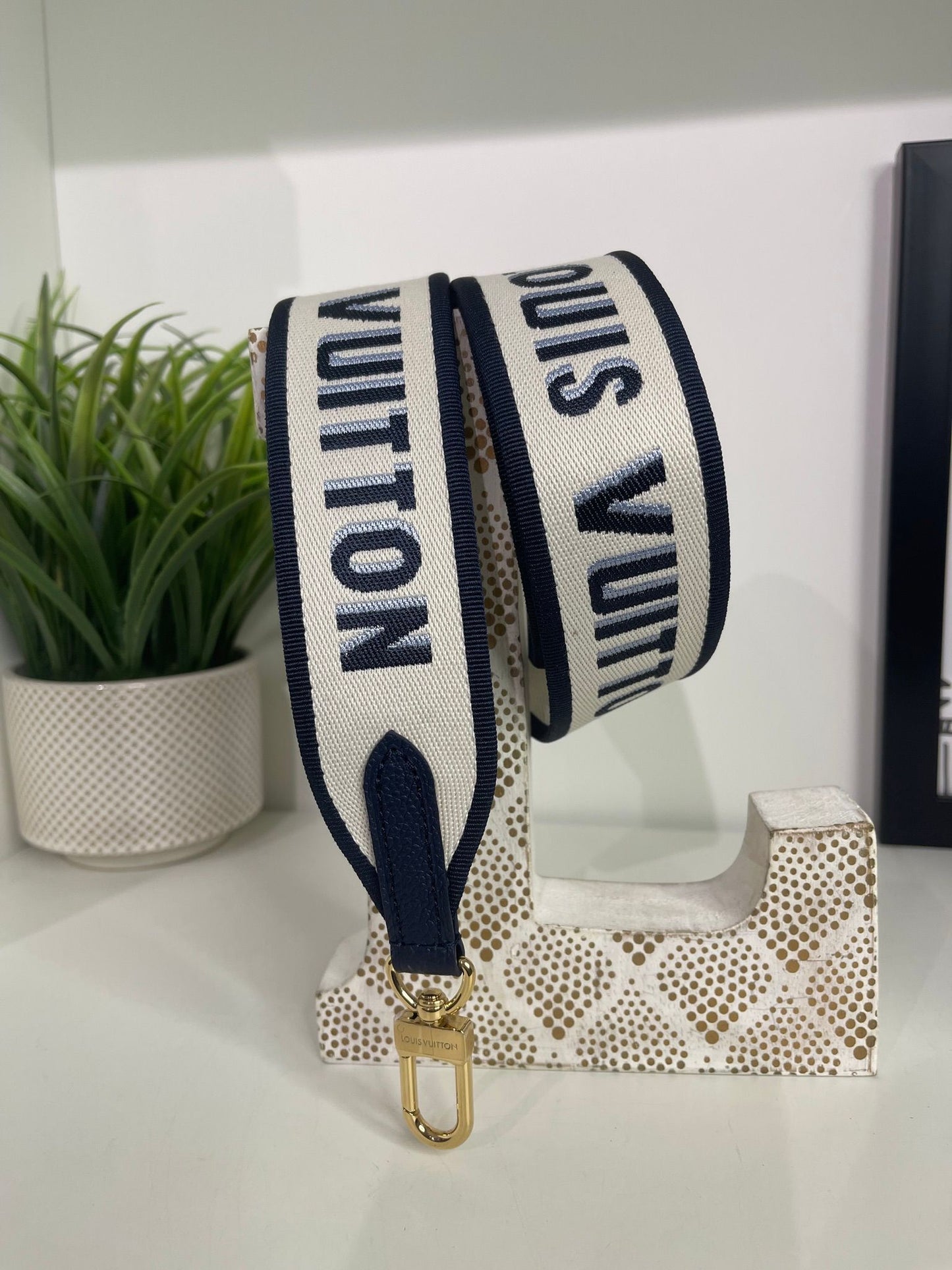 56. Louis Vuitton 42” Guitar Strap
