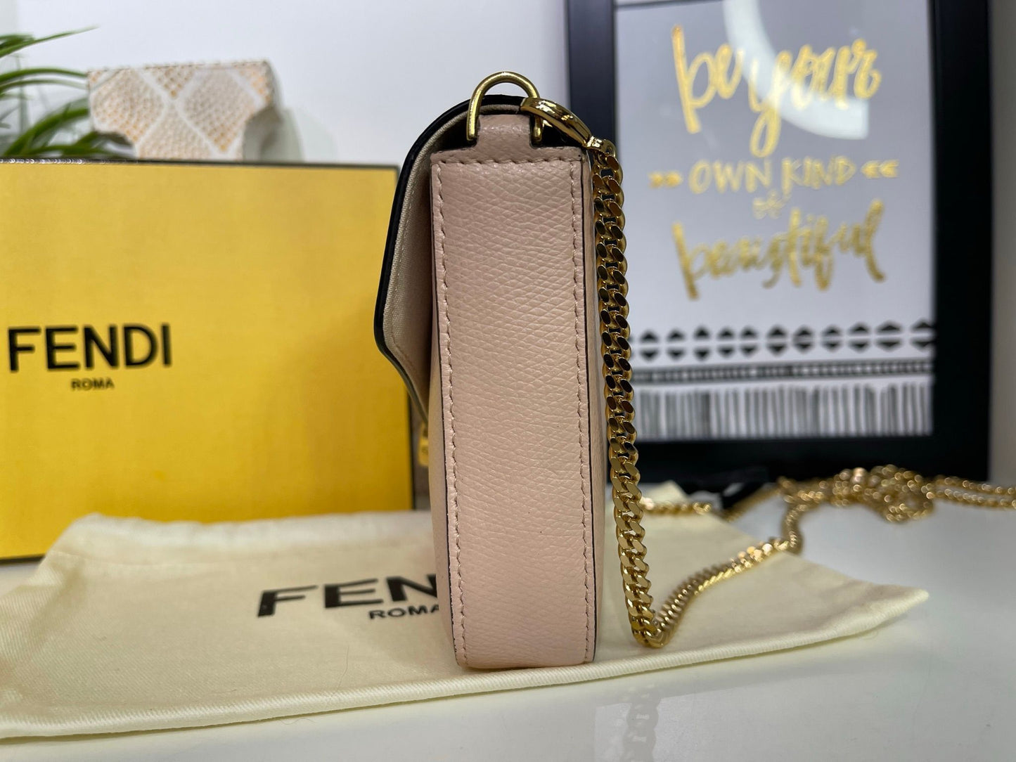 96. Fendi Pink Pouchette