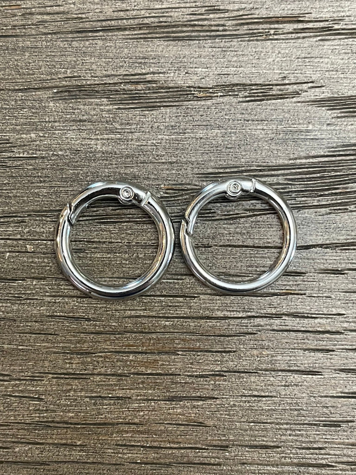 Silver Tone Key Chain Hooks