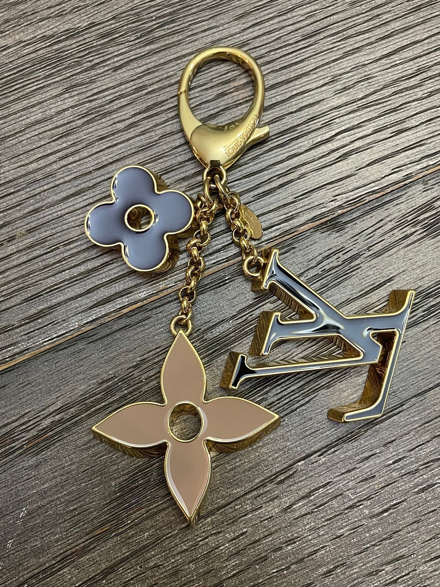 56. Louis Vuitton Fleur De Monogram Bag Charm