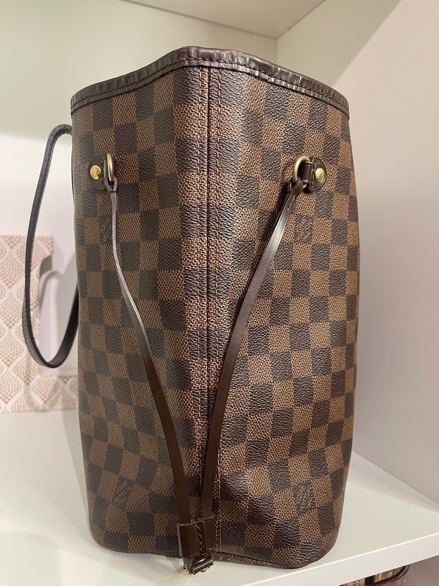 85. Louis Vuitton Damier Ebene Neverfull MM