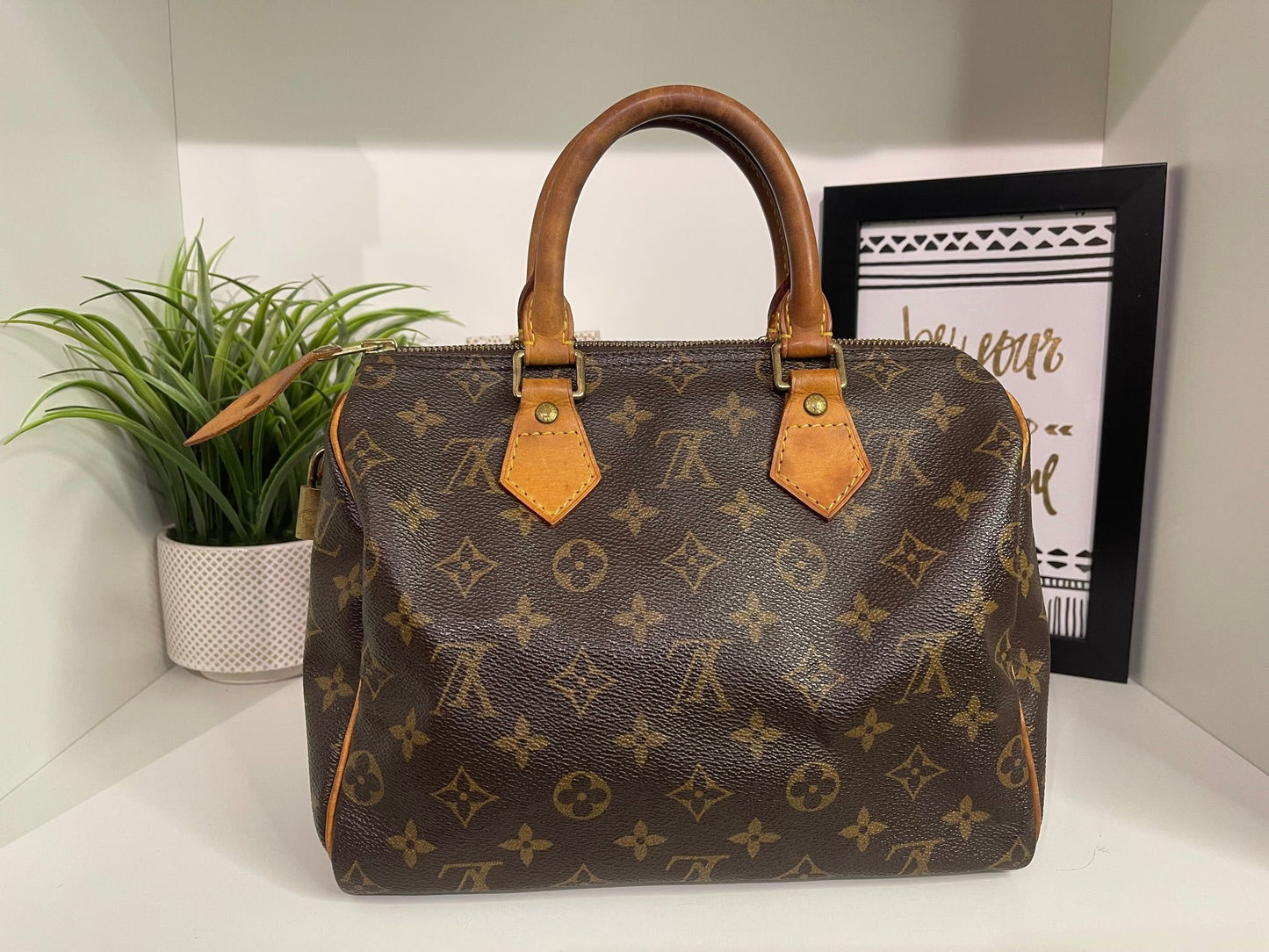 61. Louis Vuitton Monogram Speedy 25