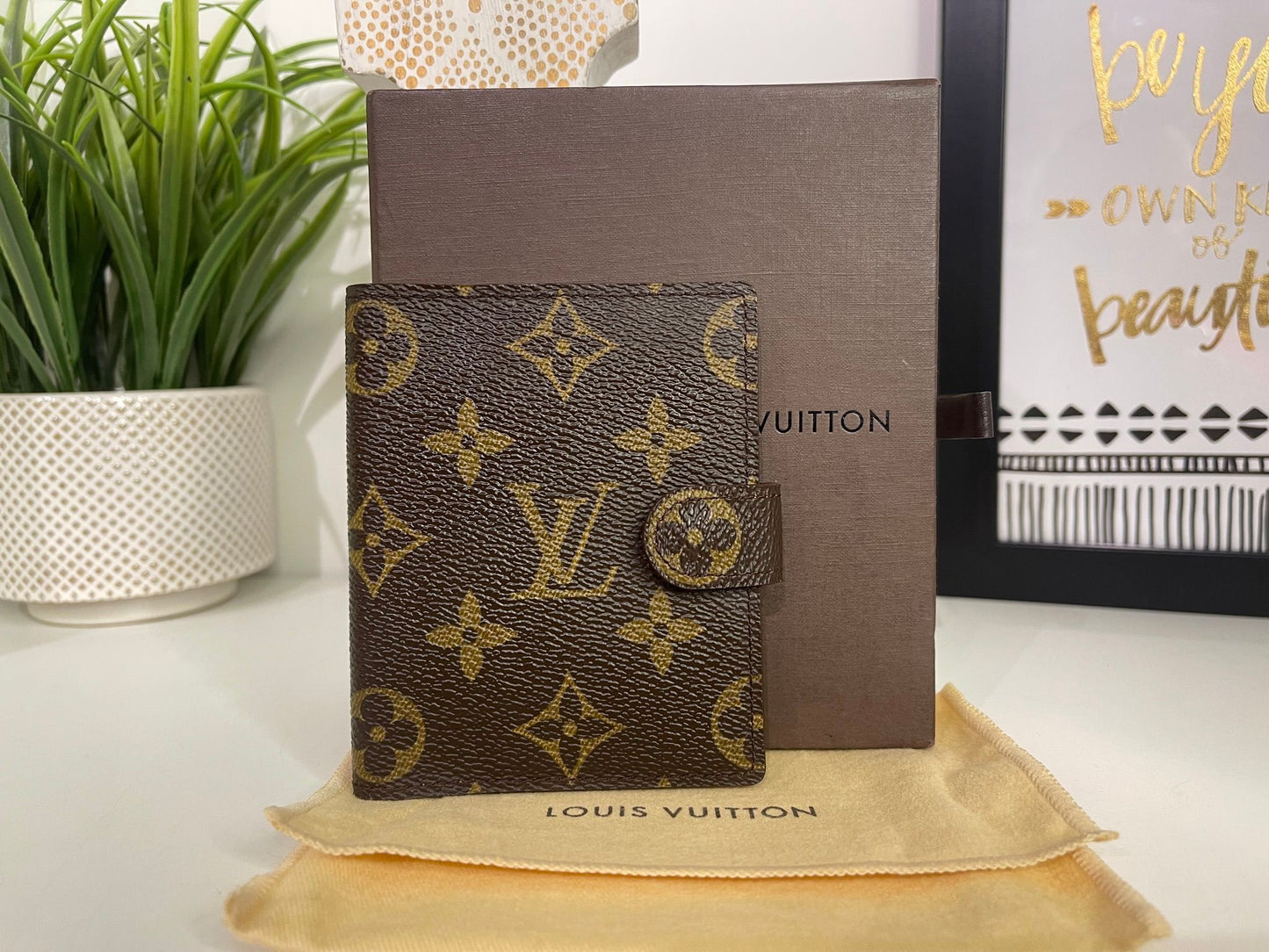 102. Louis Vuitton Monogram Mini Agenda