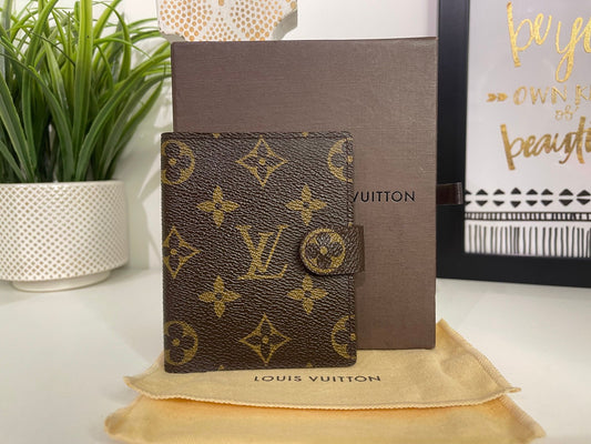 102. Louis Vuitton Monogram Mini Agenda