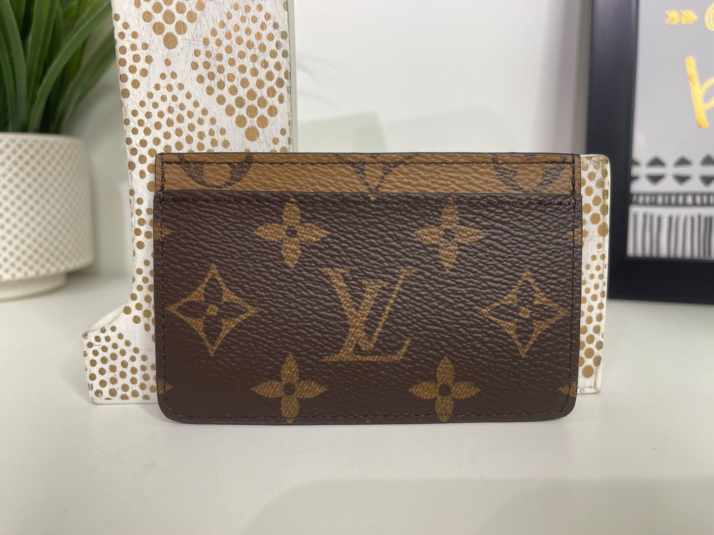 45. Louis Vuitton Reverse Monogram Card Holder