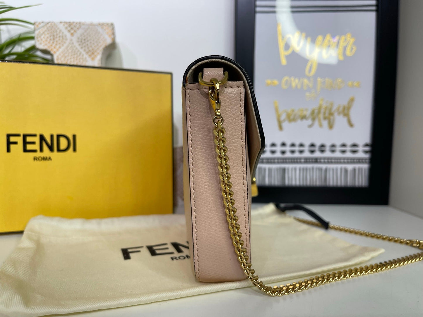 96. Fendi Pink Pouchette
