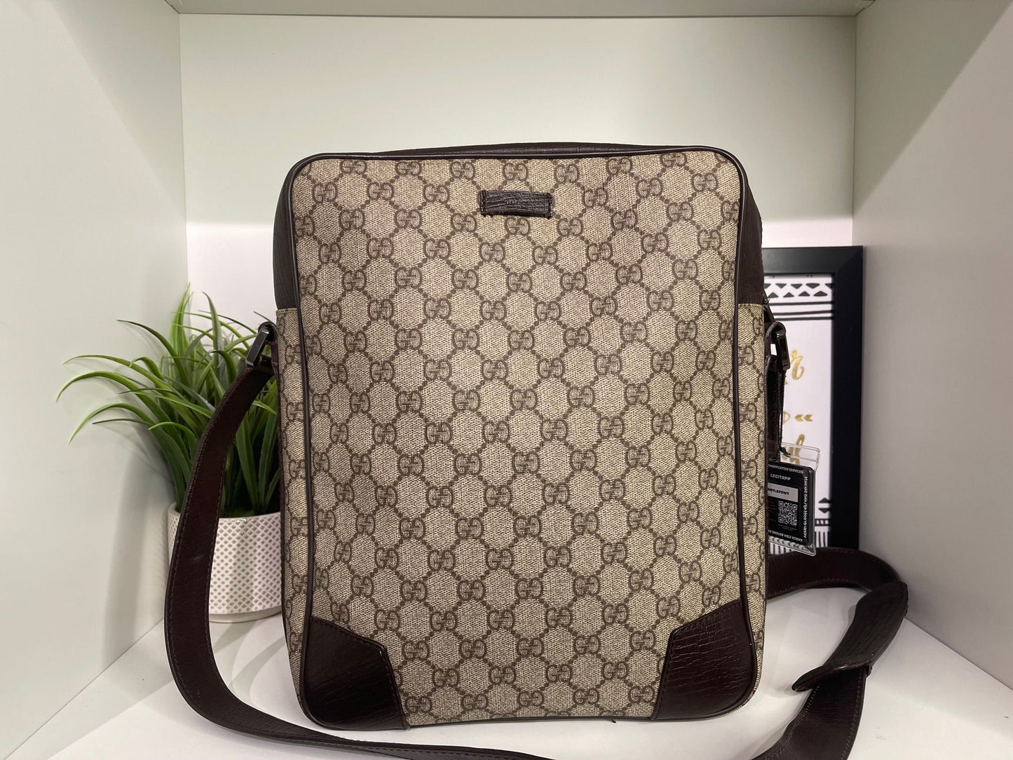 109. Gucci Supreme Messenger Bag