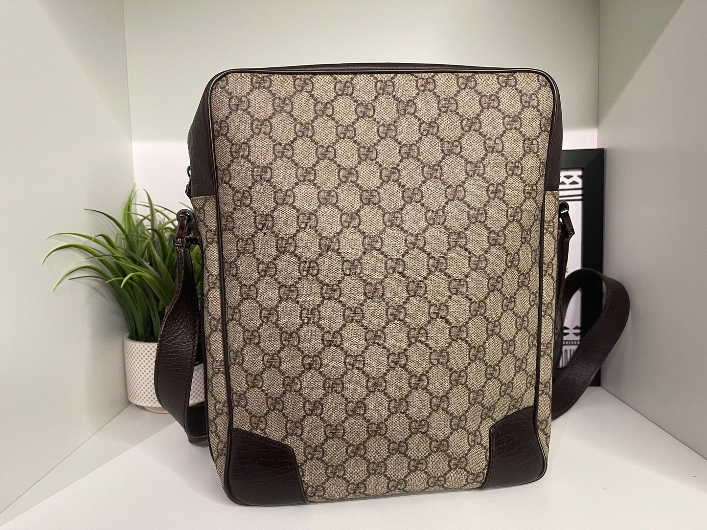 109. Gucci Supreme Messenger Bag
