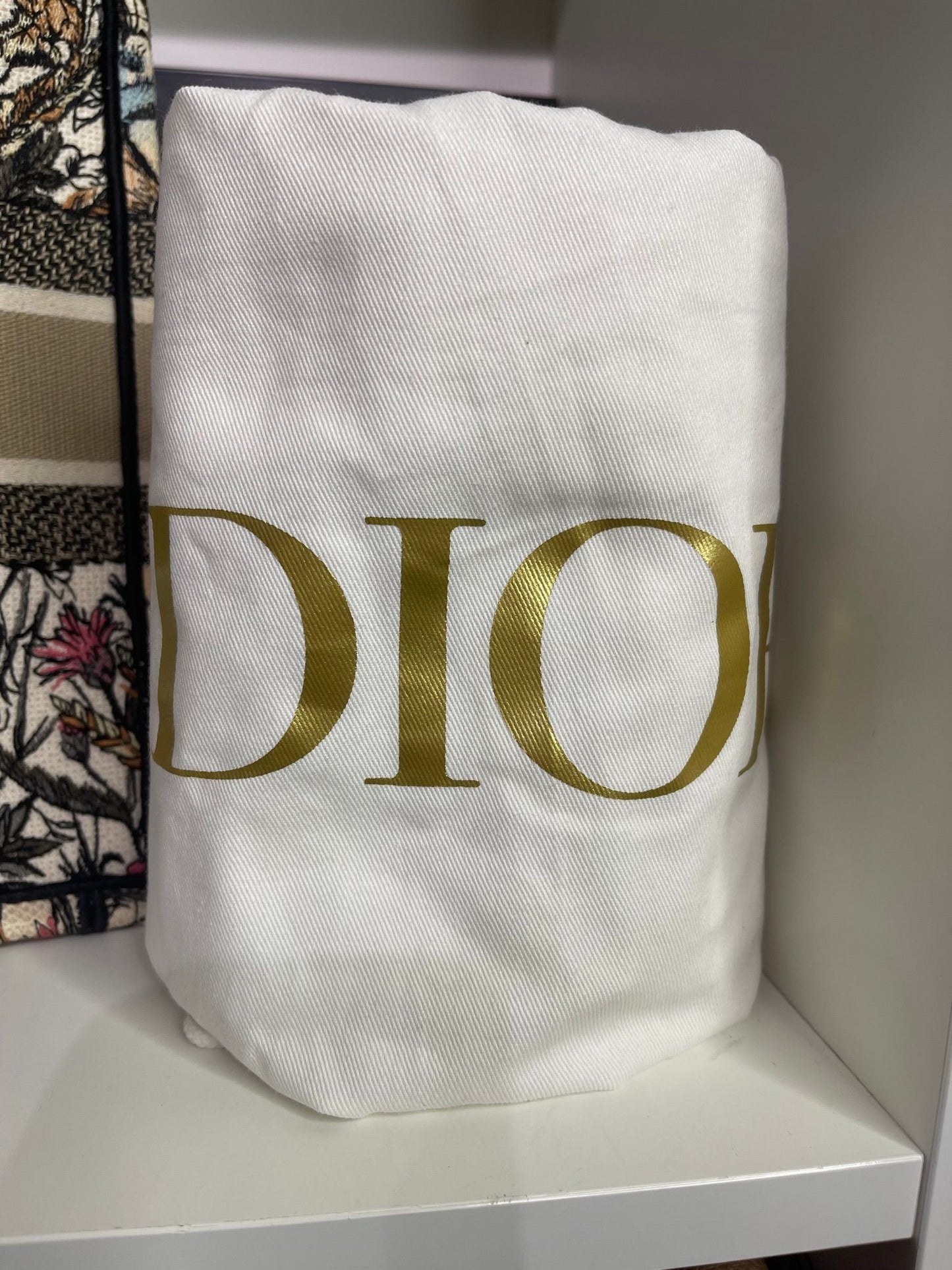 110. Christian Dior Medium Floral Book Tote