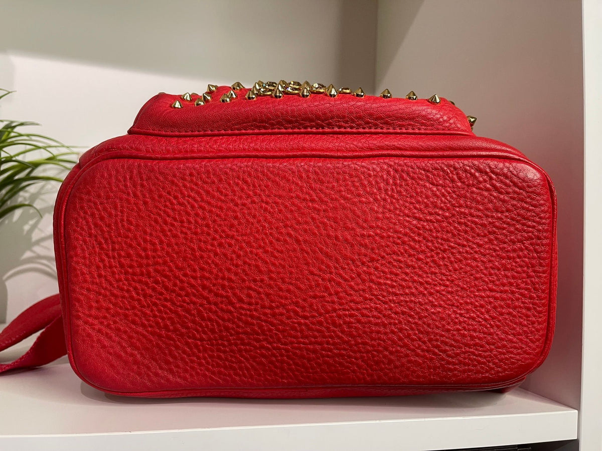 4. MCM Crystal Studded Backpack